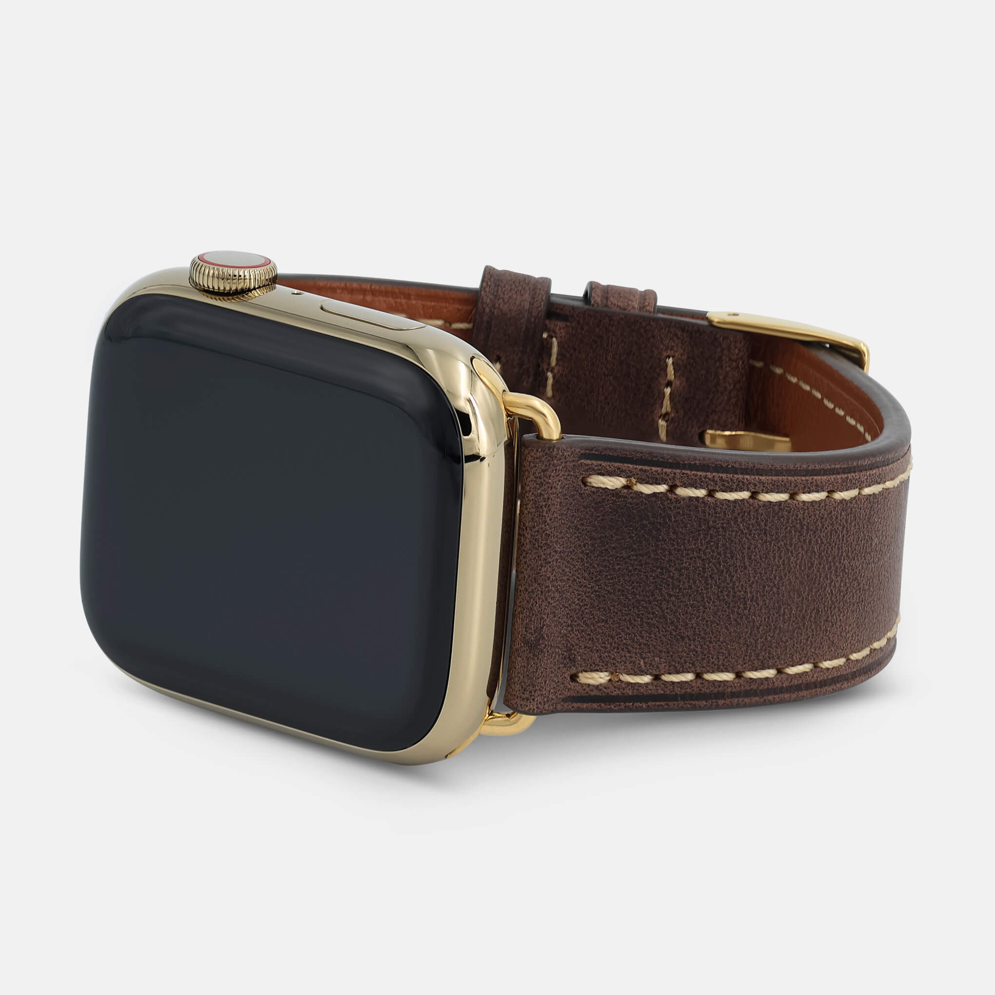 Elegance Brown-Gold Straps for Apple Watch
