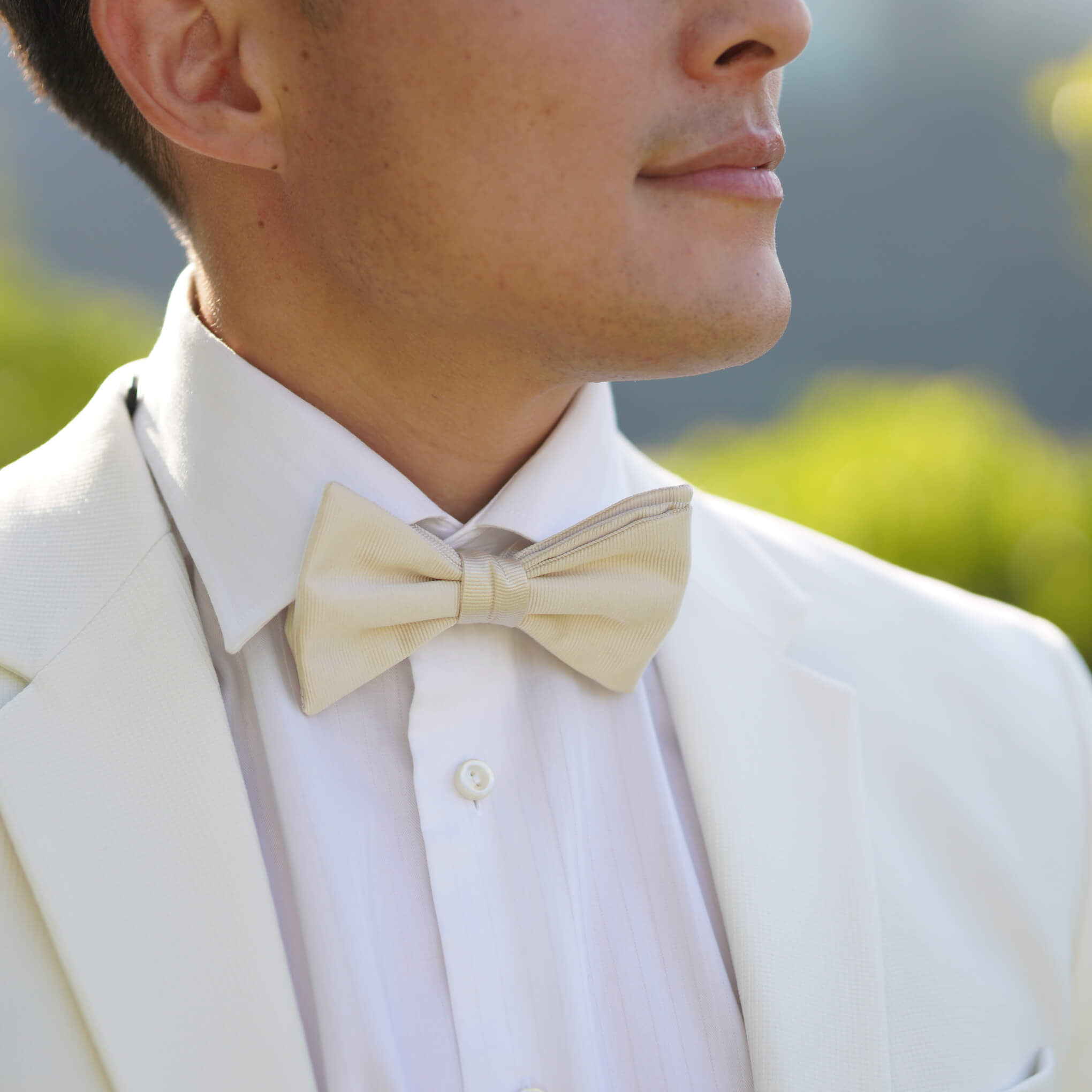 UCRIA-Ivory Bow Tie