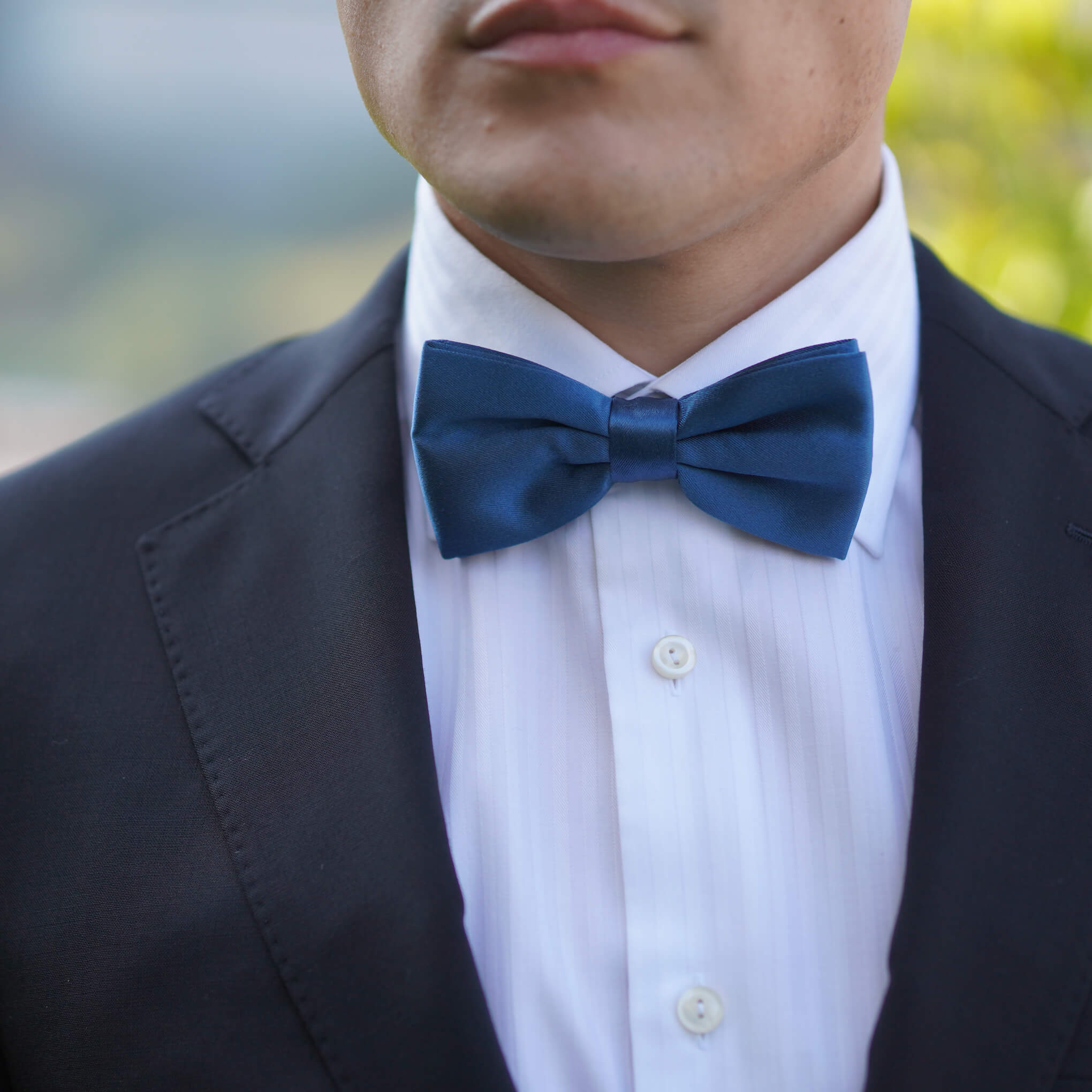 AMANTEA-Ice Blue Bow Tie
