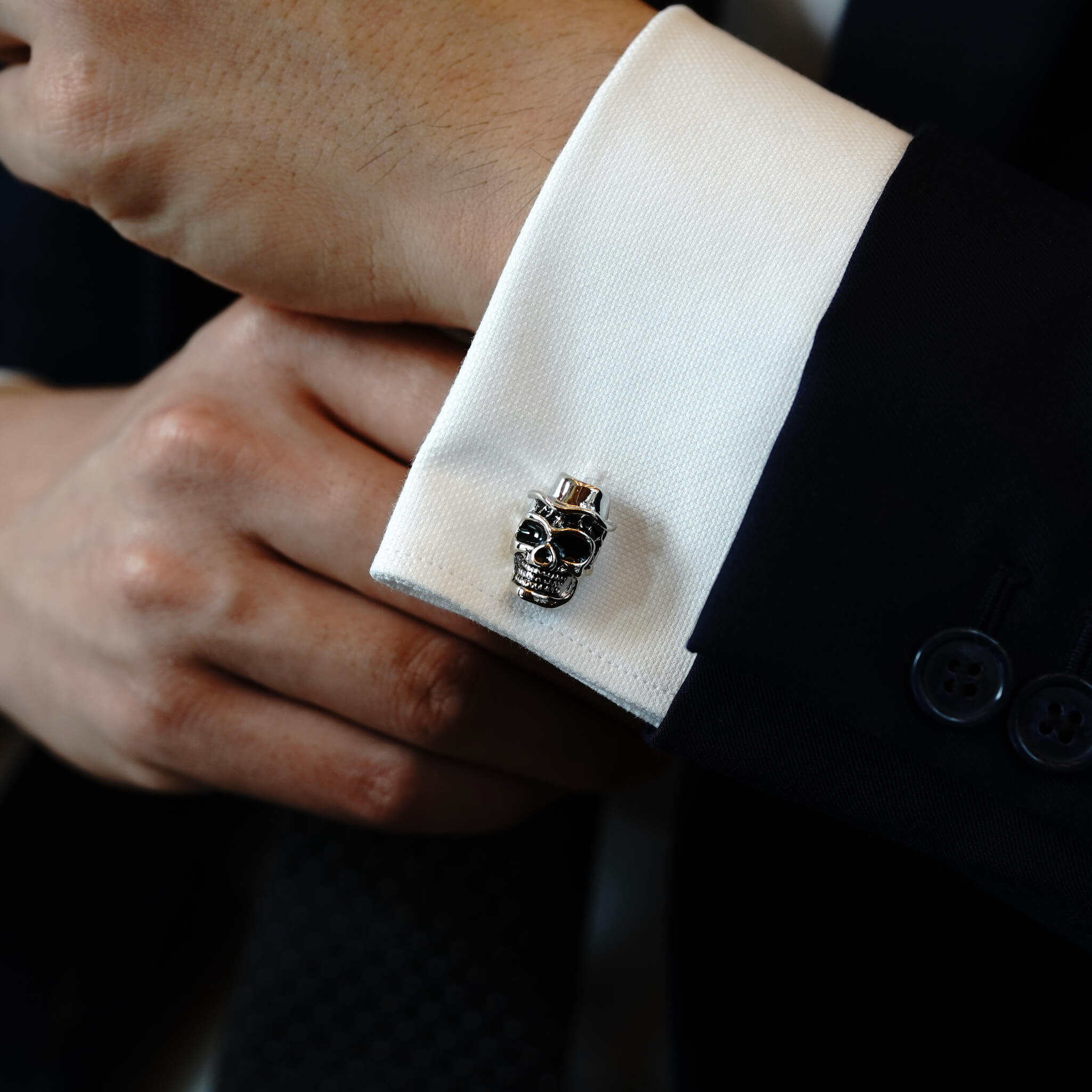 Jazzy Skull Cufflinks