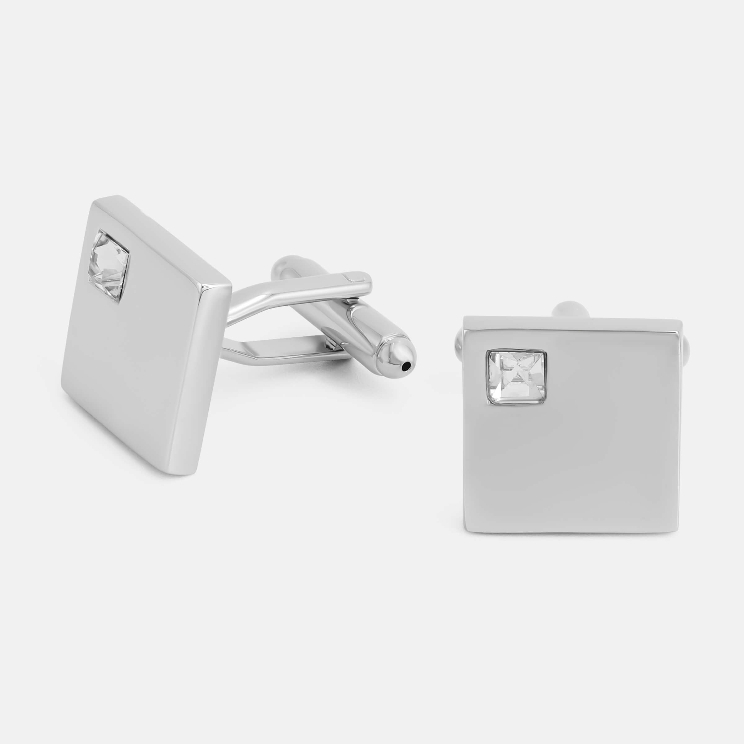 Gem White Cufflinks
