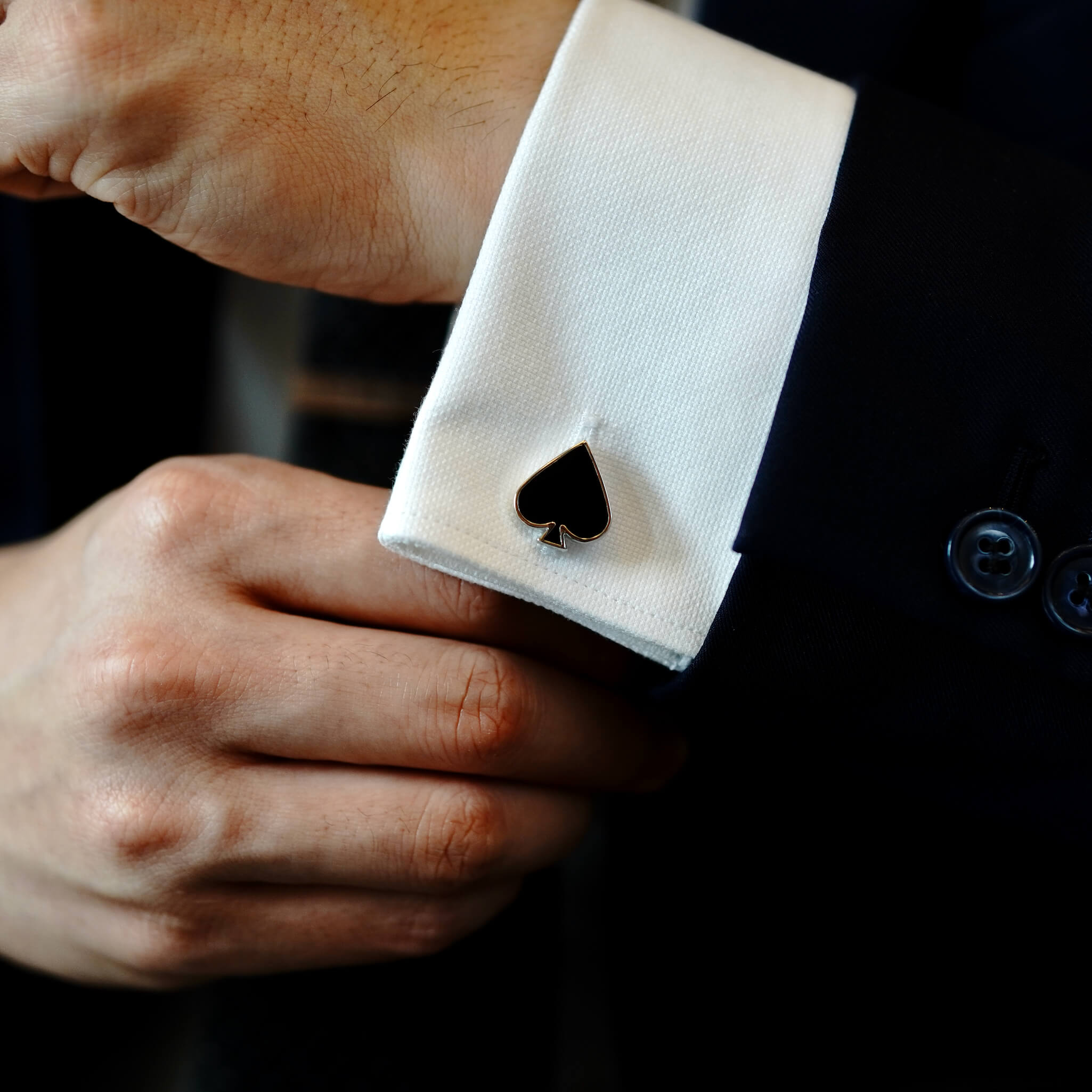 Black Ace Cufflinks