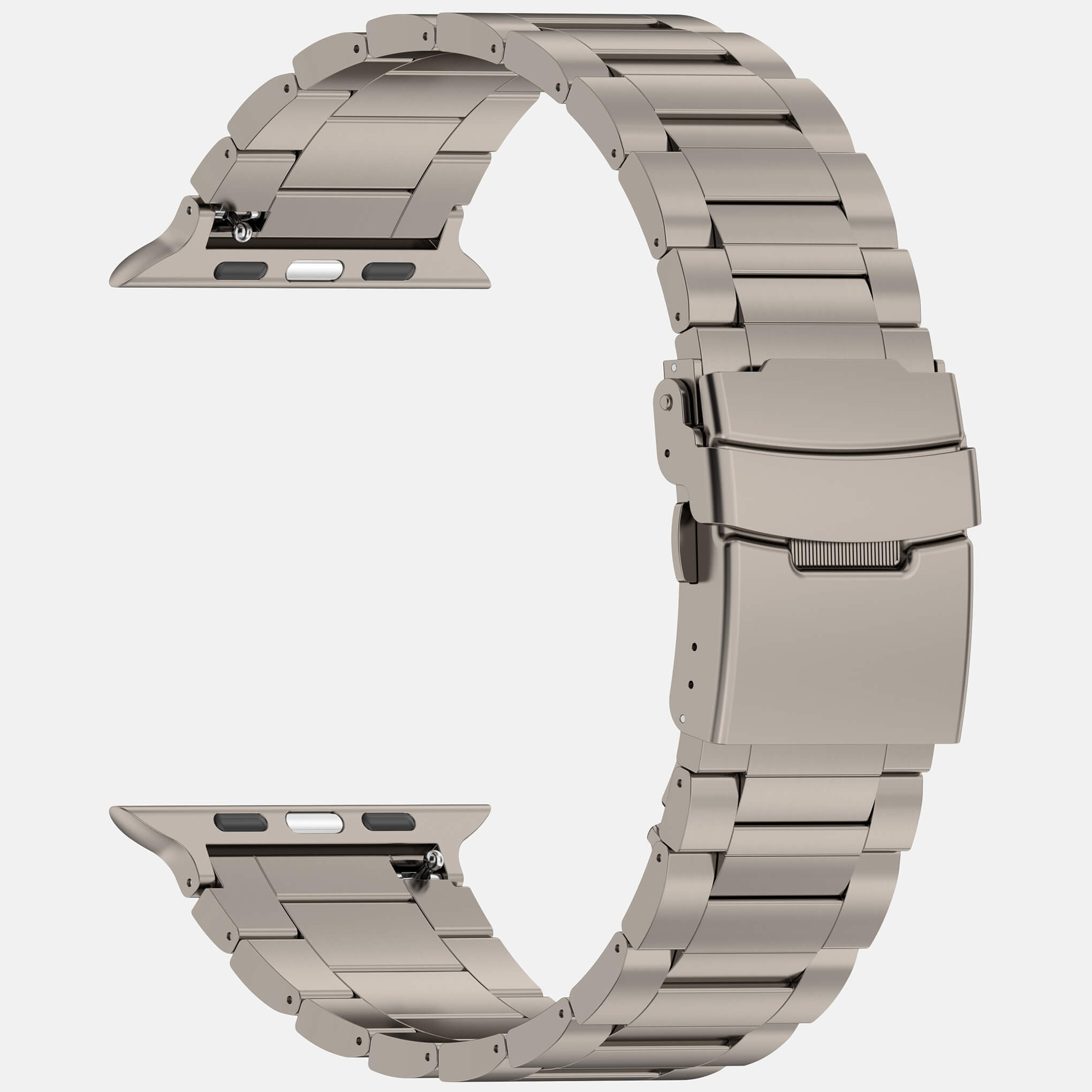 Metal Sports Straps for Apple Watch - Titanium
