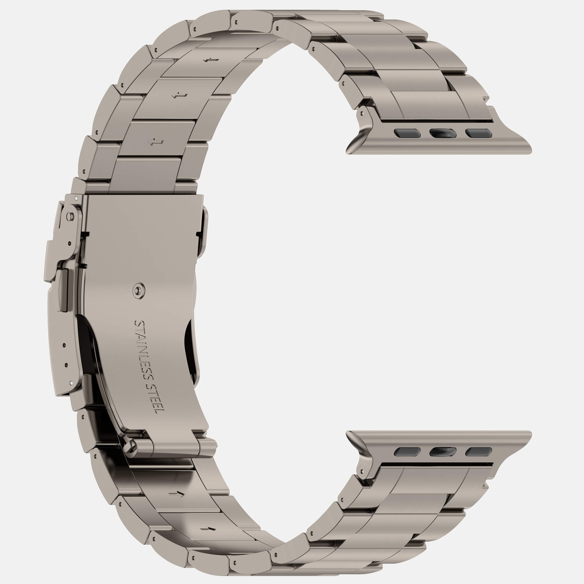 Metal Sports Straps for Apple Watch - Titanium