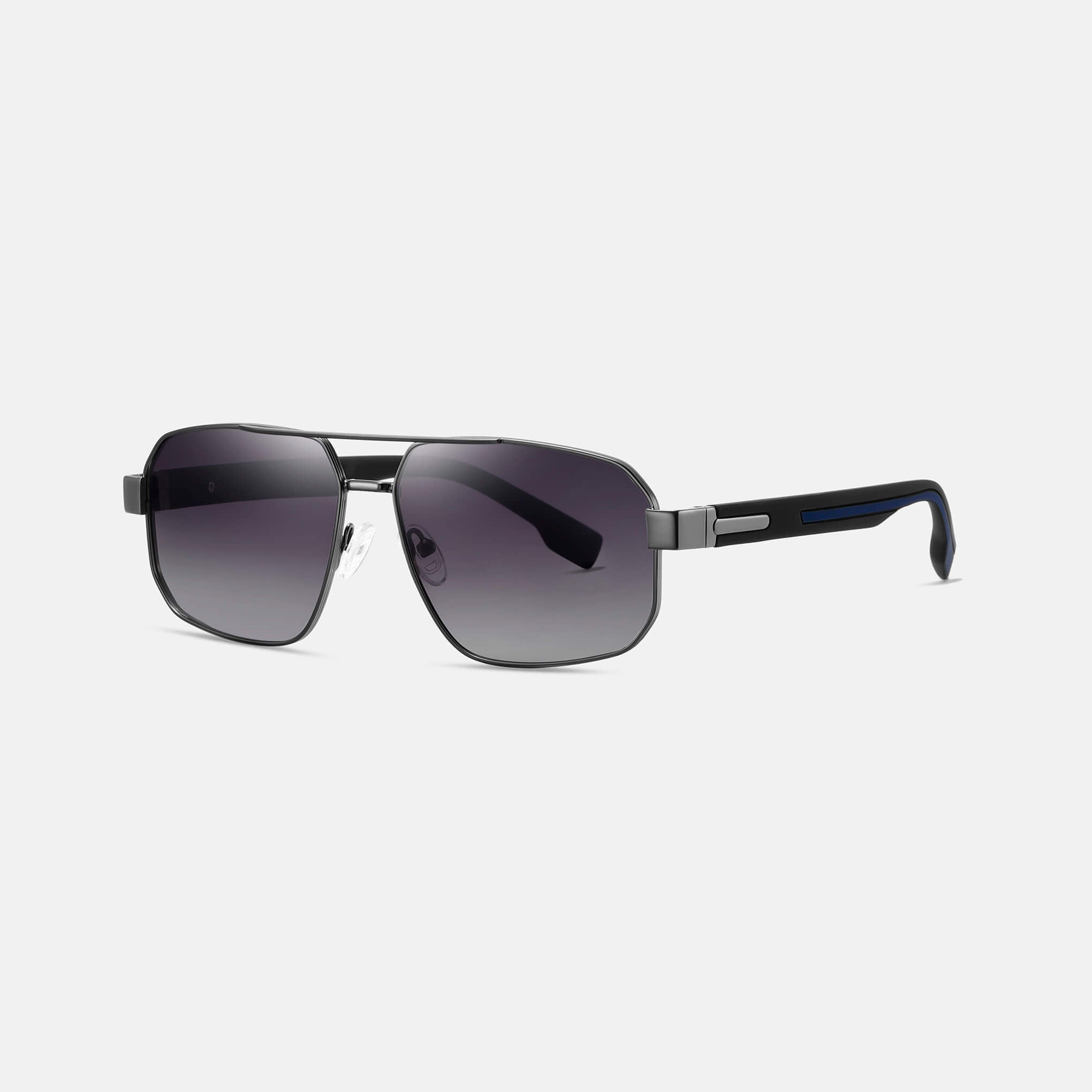 RR3 Men’s Sunglasses in Matte Gun with Gradient Grey Lens