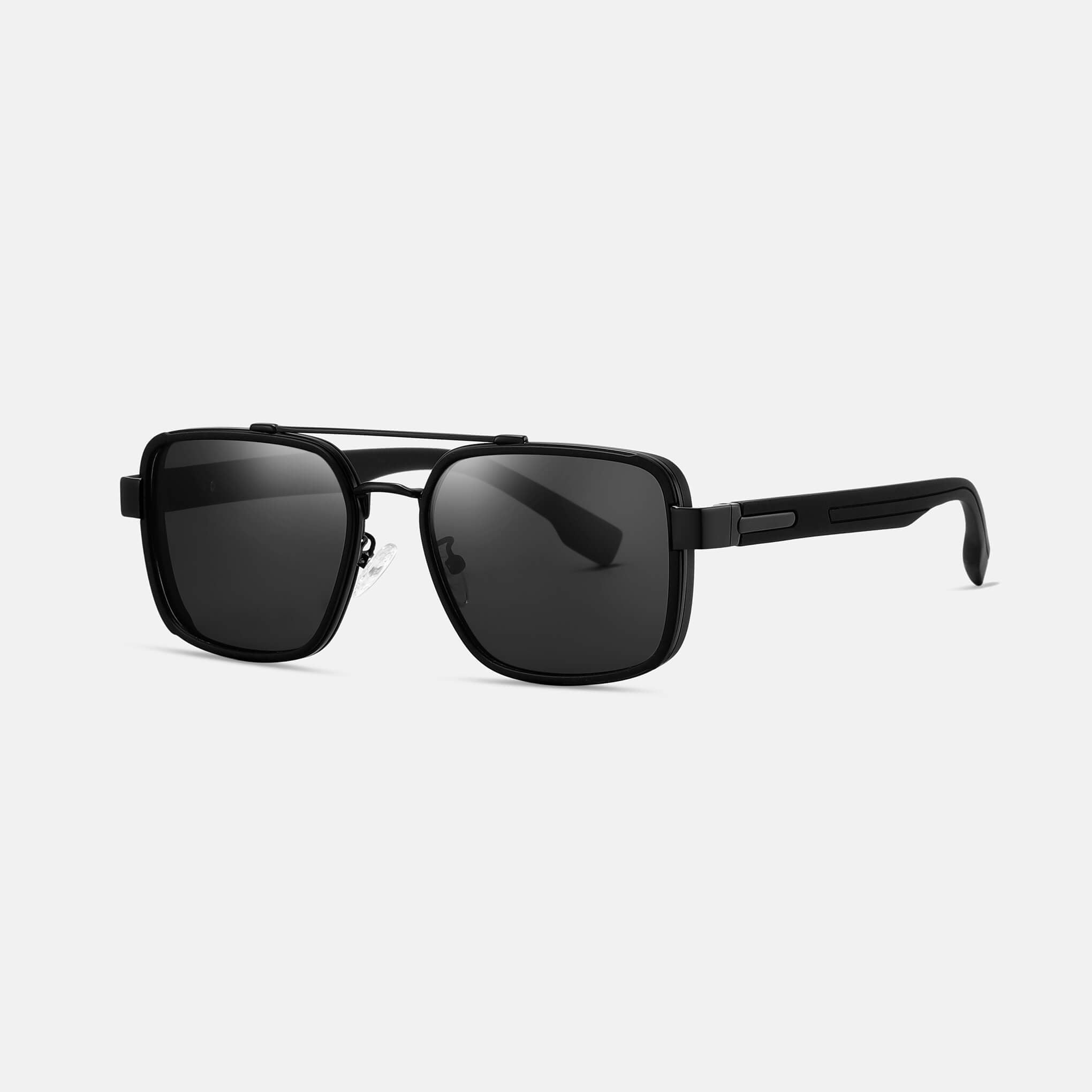 RR4 Men’s Sunglasses in Matte Black with Grey Lens