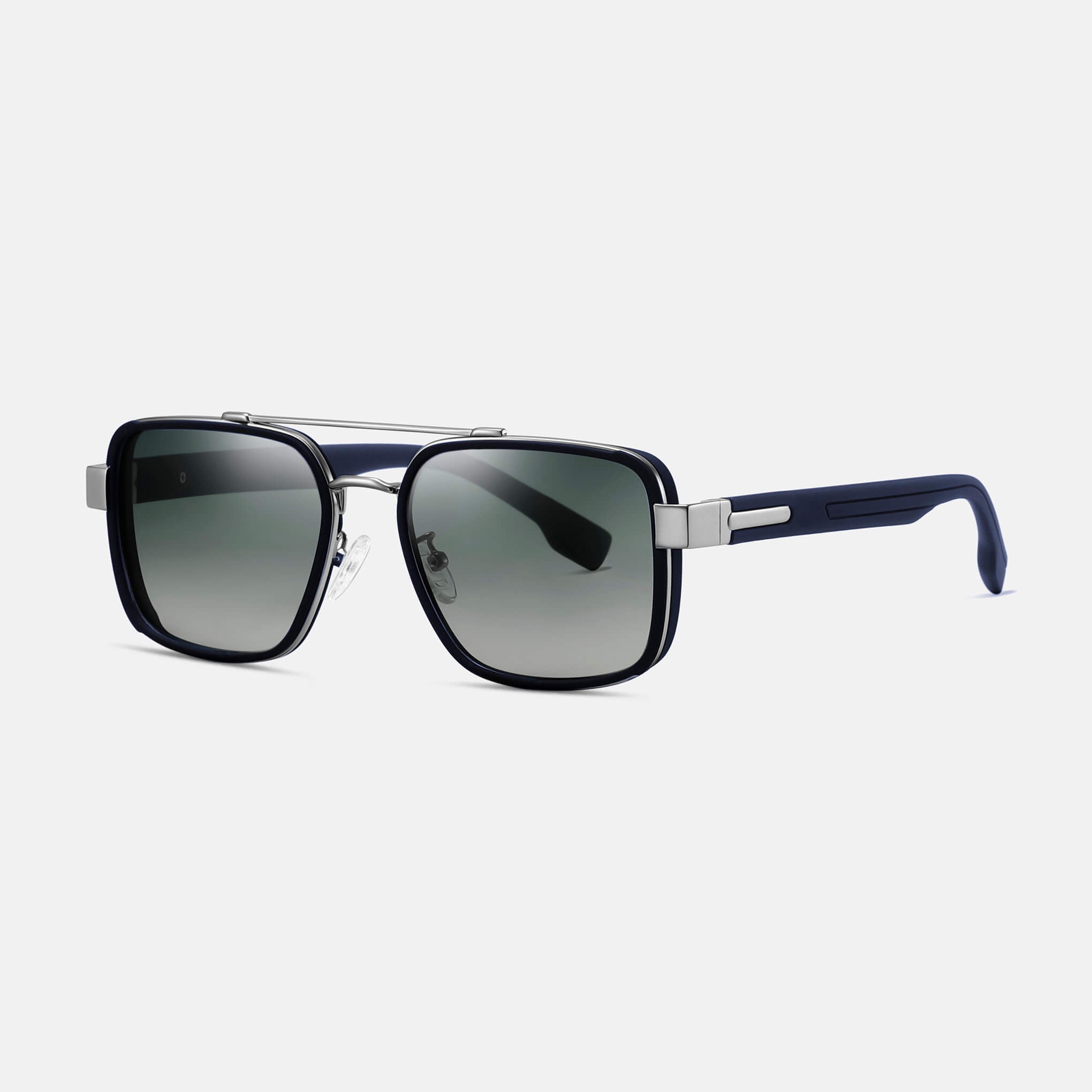 RR4 Men’s Sunglasses in Matte Deep Blue with Gradient Green Lens