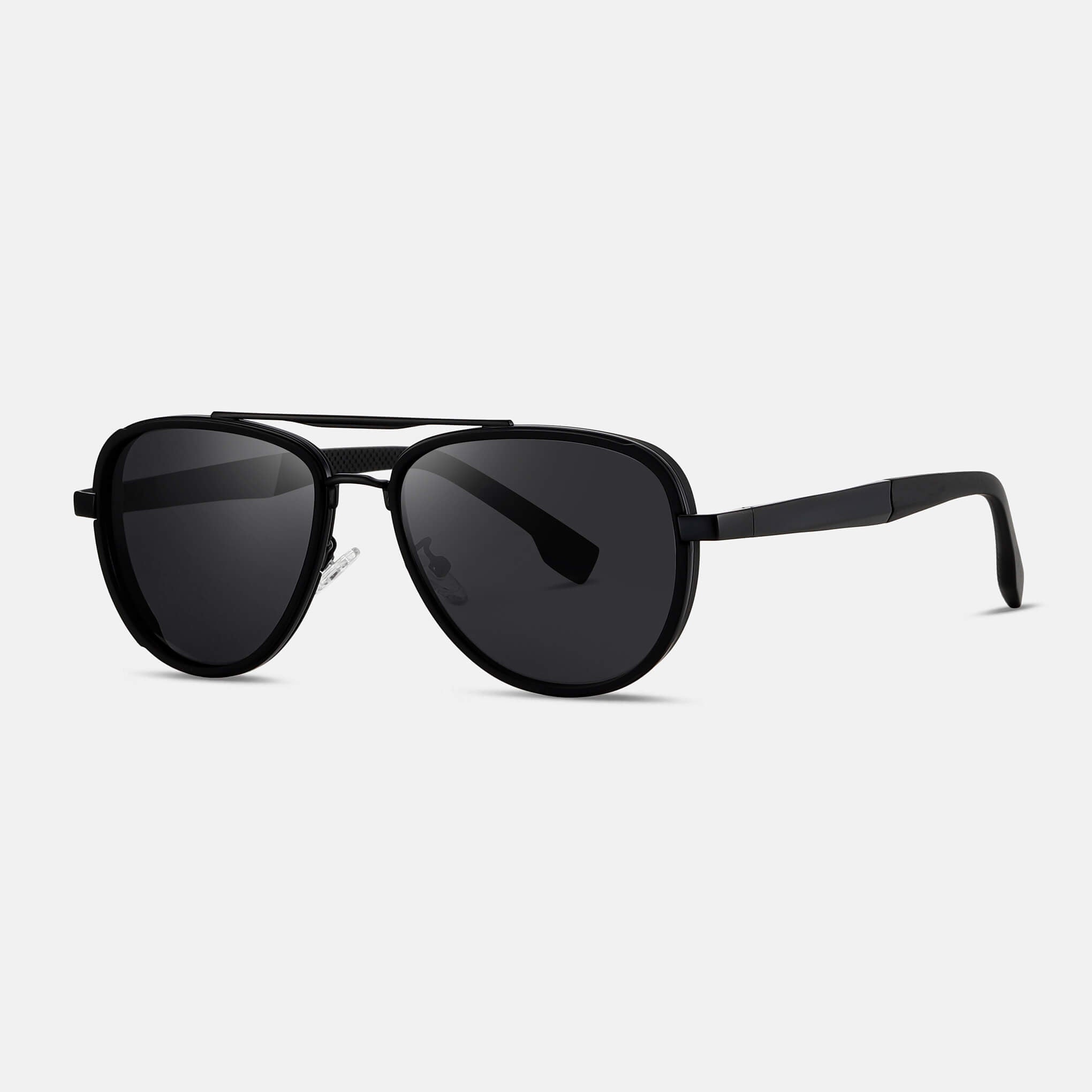 RR5 Men’s Sunglasses in Matte Black with Grey Lens