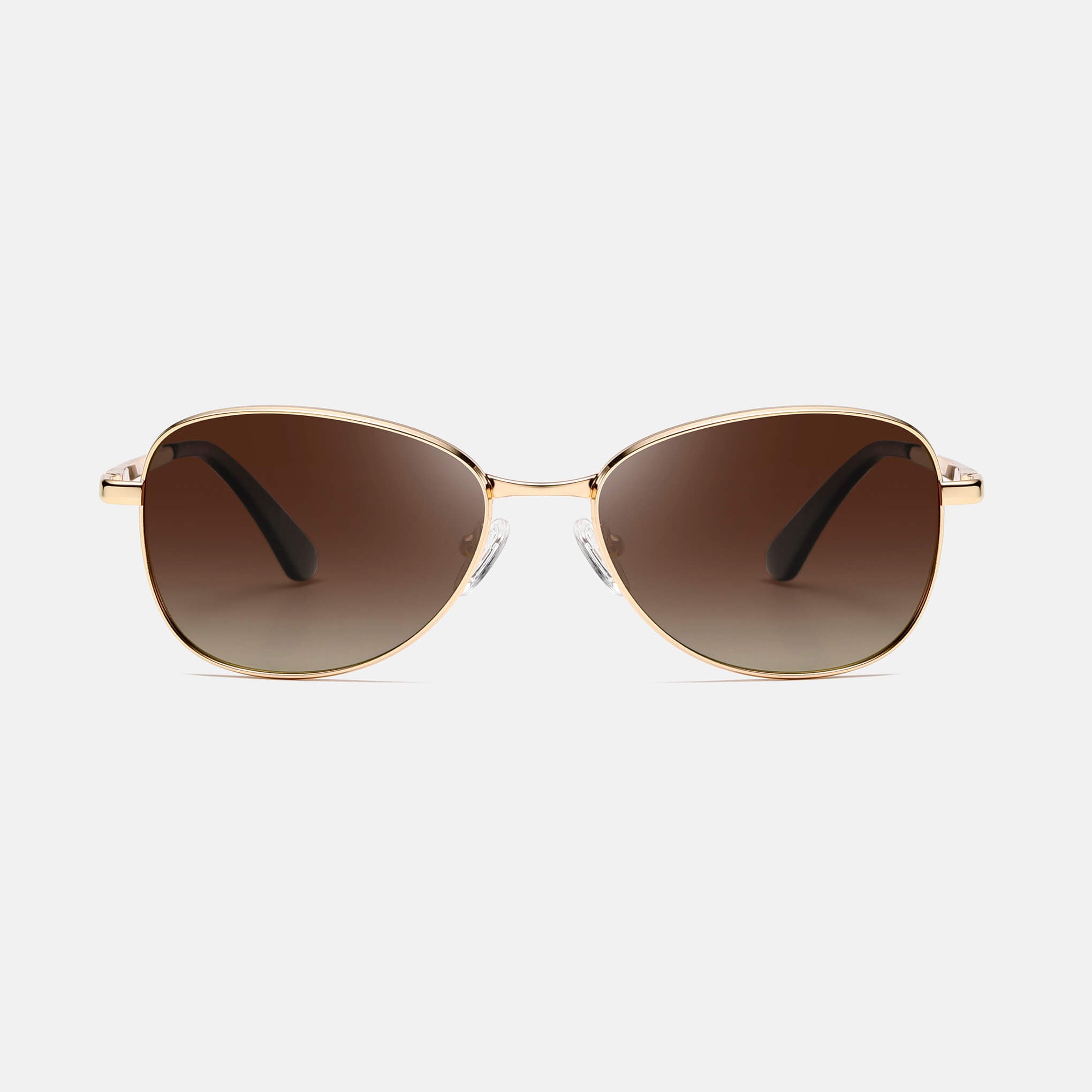 RR6 Men’s Sunglasses in Bright Gold with Gradient Brown Lens