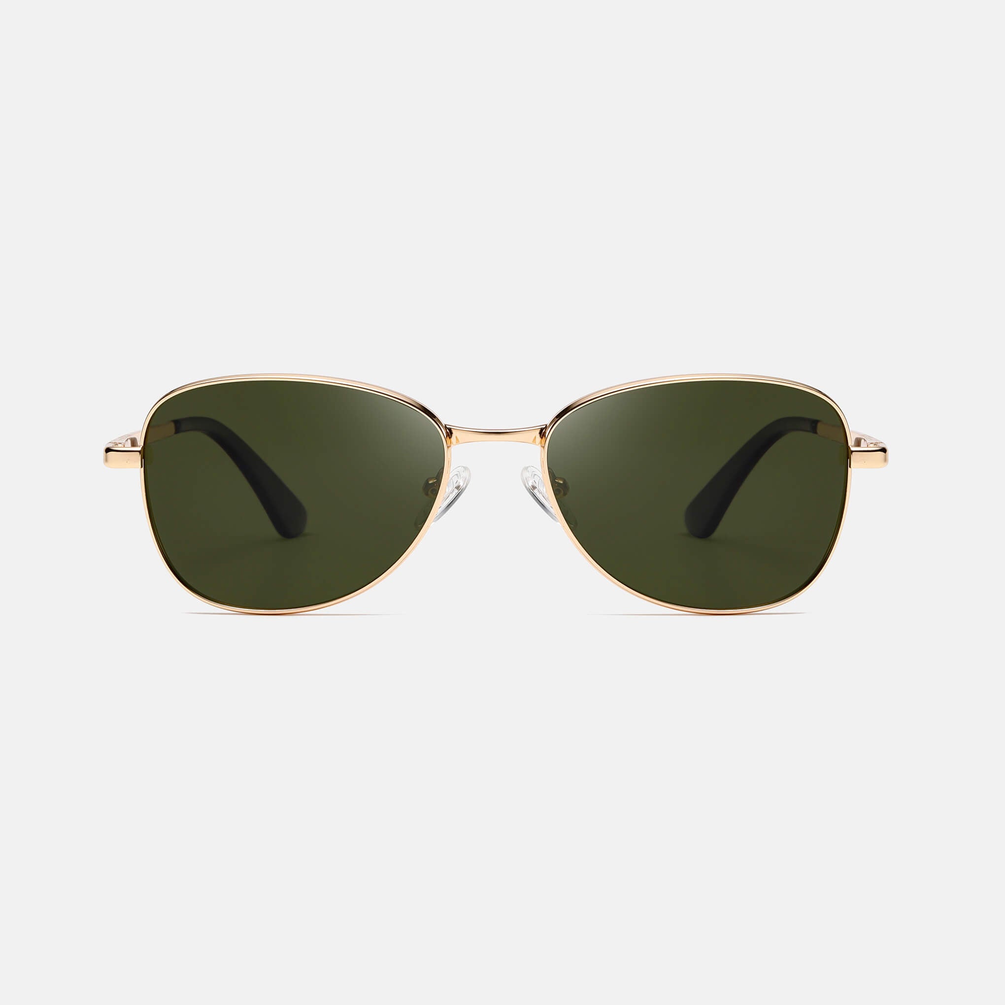 RR6 Men’s Sunglasses in Bright Gold with Dark Green Lens