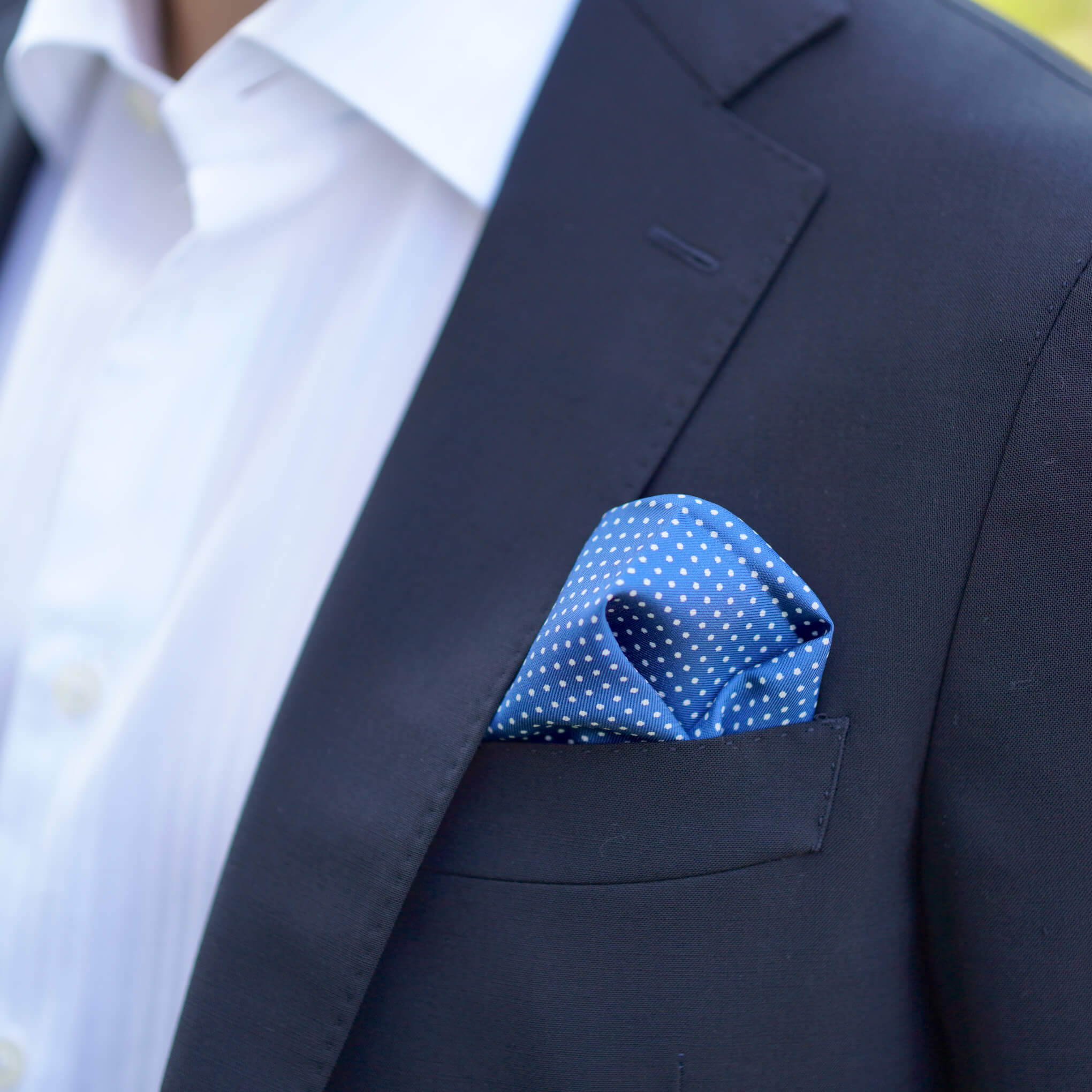 VALDA-BLUE Pocket Square