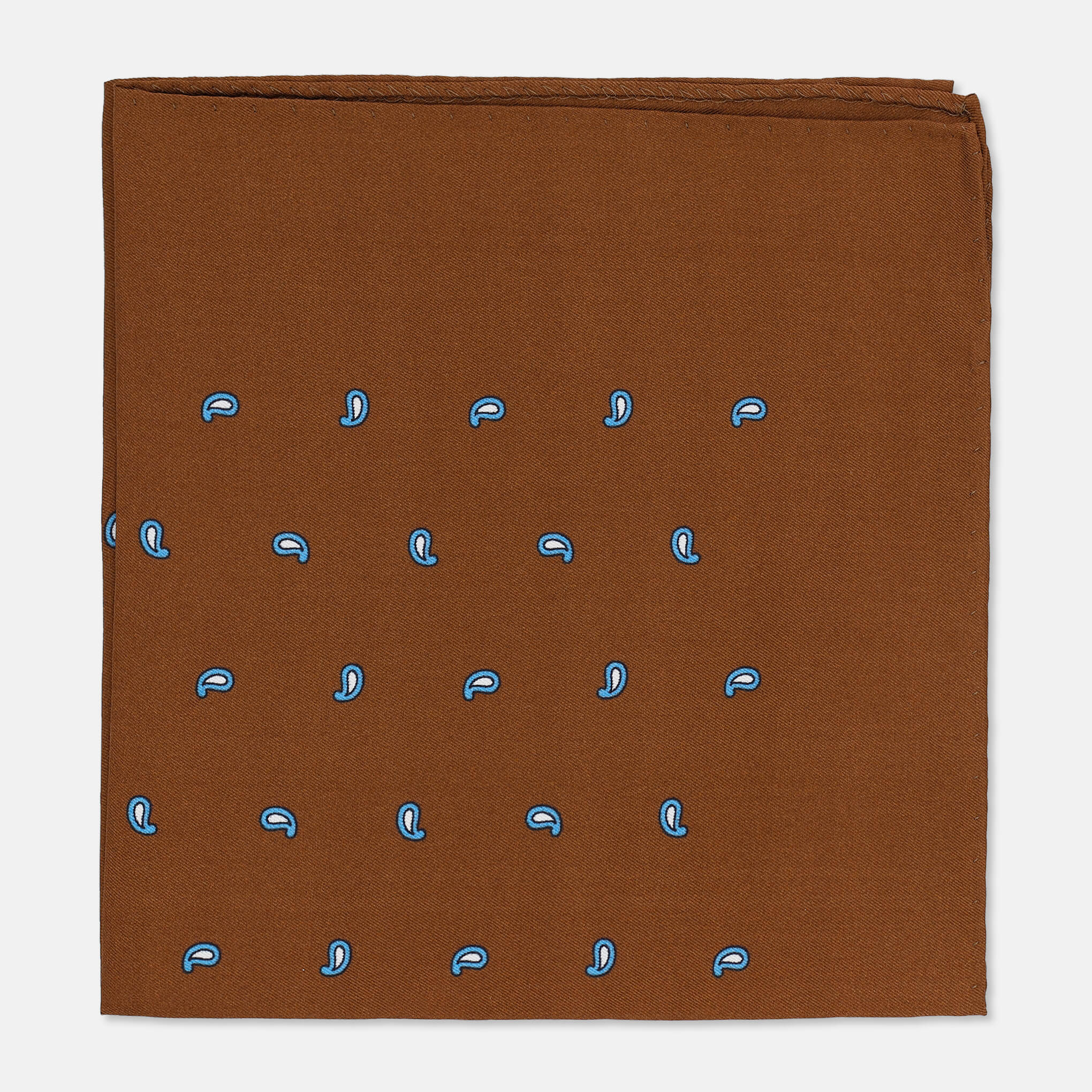 LIBERTY-BROWN Pocket Square