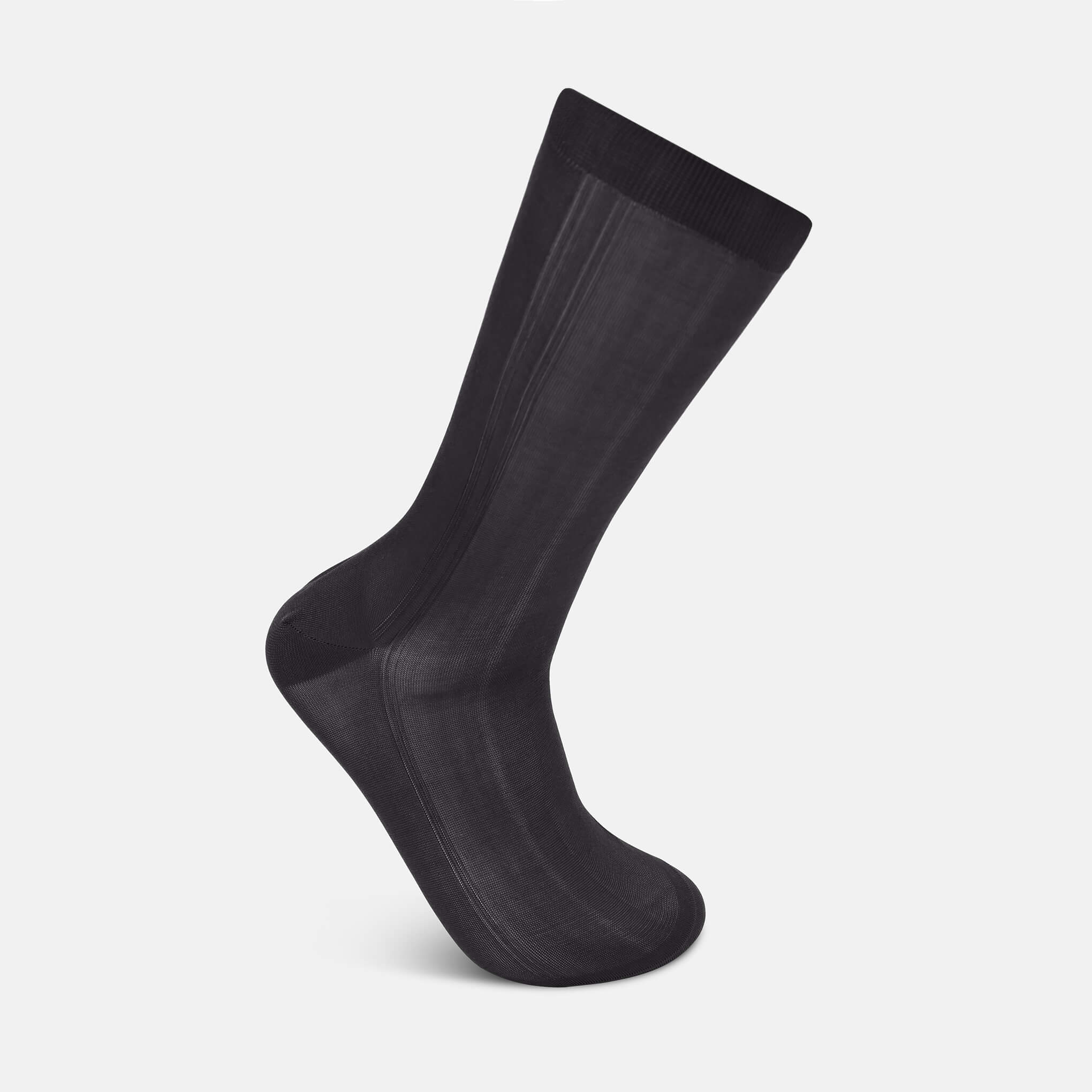 SilkThrough Ultra Thin Socks in Black
