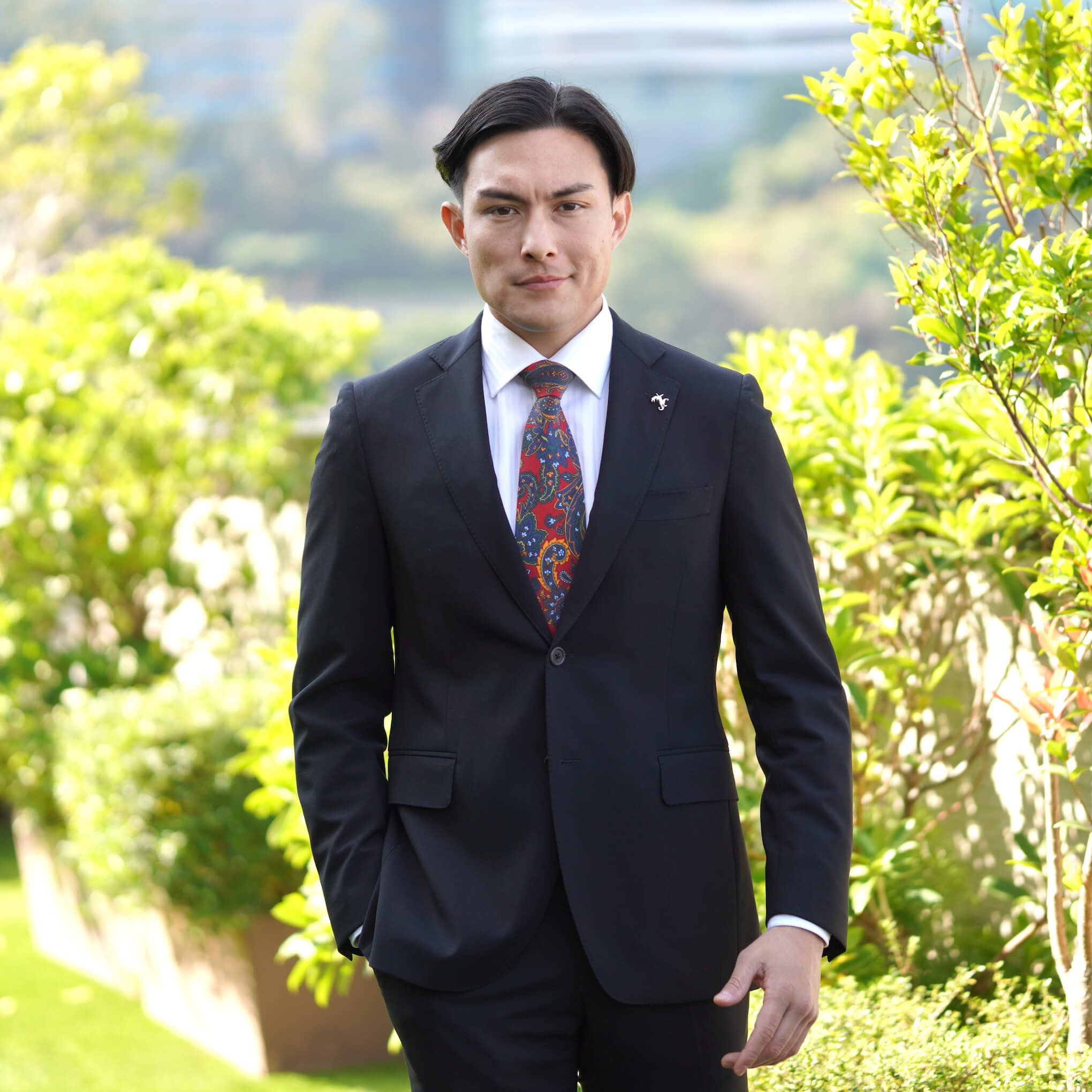 MIRA-Burgundy Tie