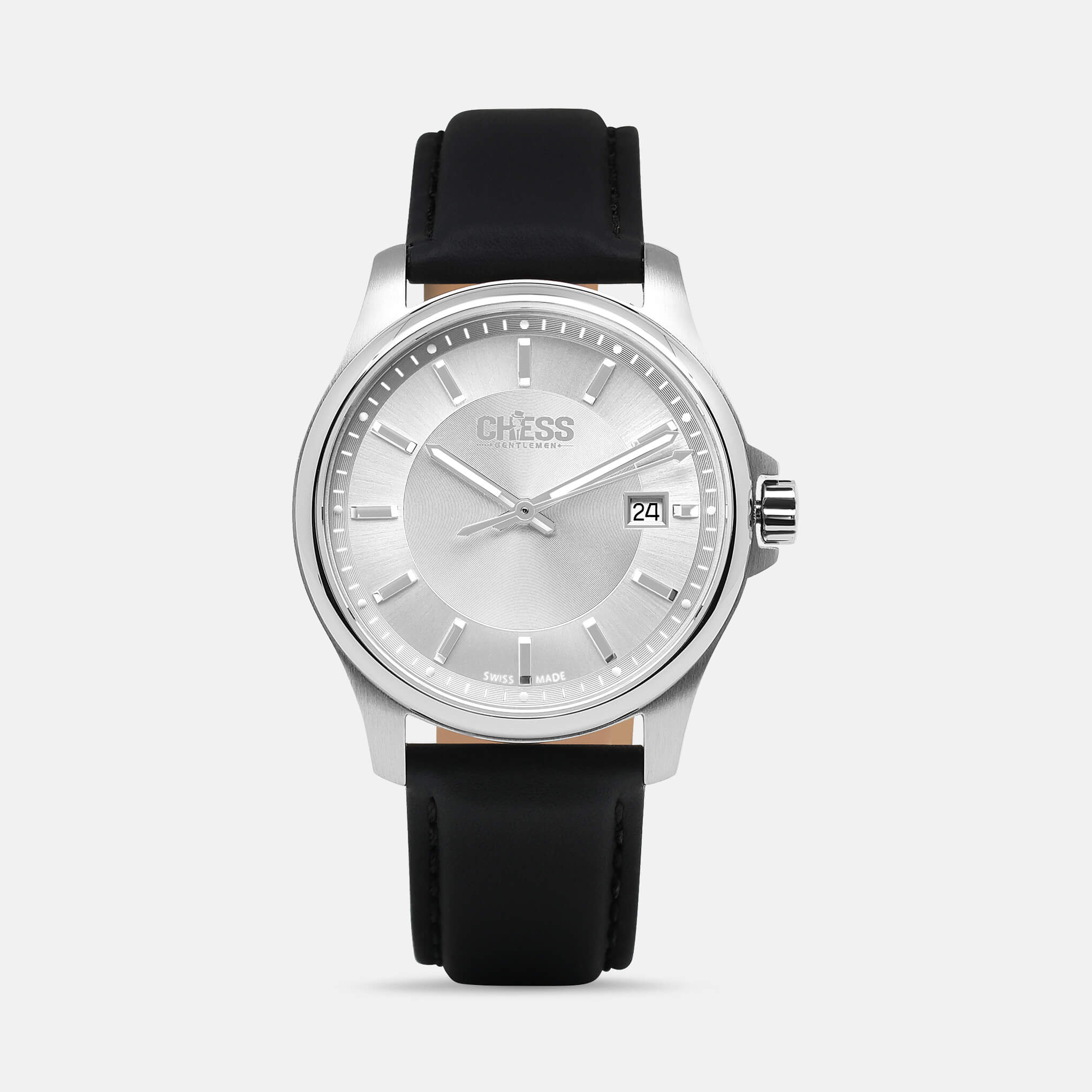 Gent1 Gentlemen's Watches in Silvery White