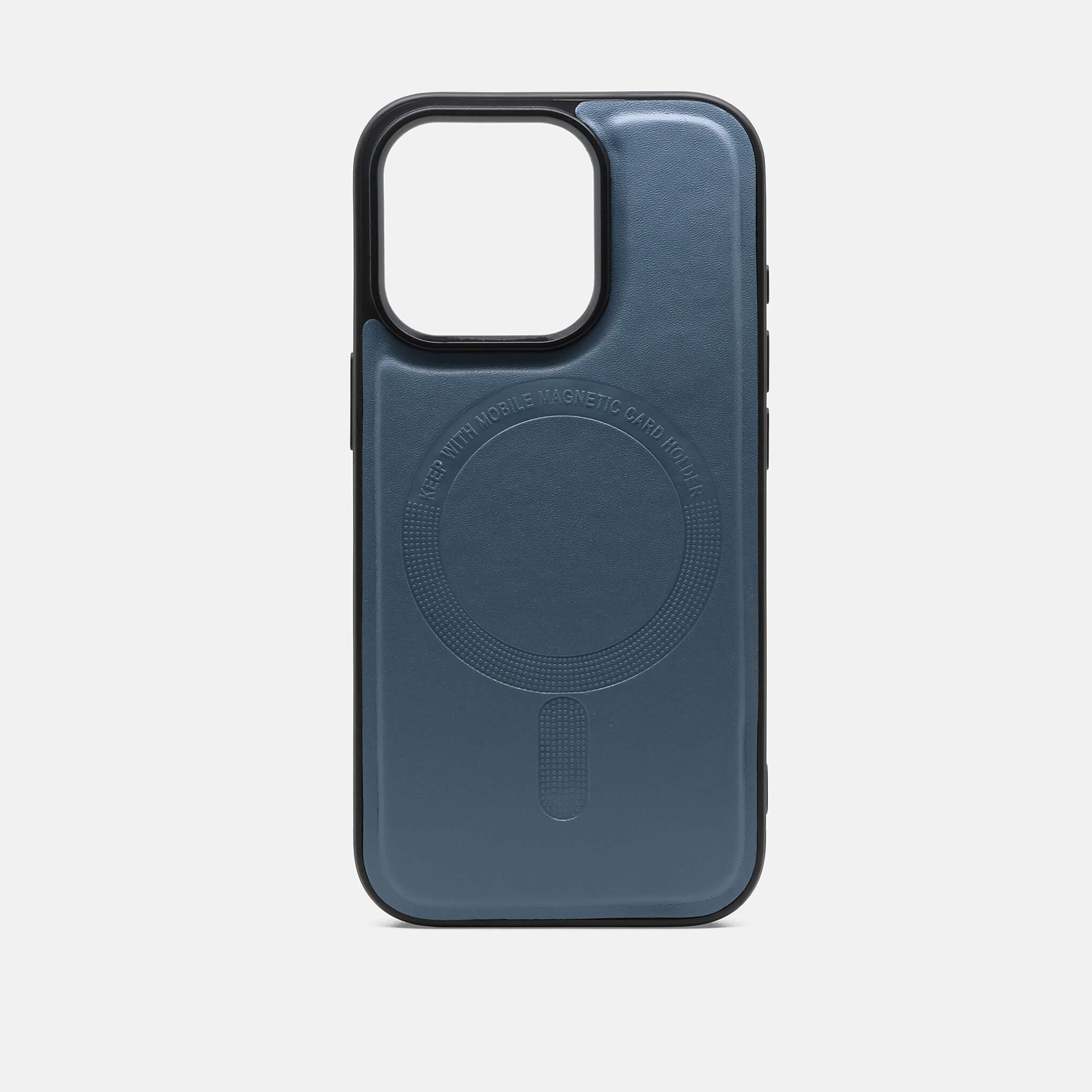 DENNIS Leather Wallets for iPhone 16 Pro in BLUE