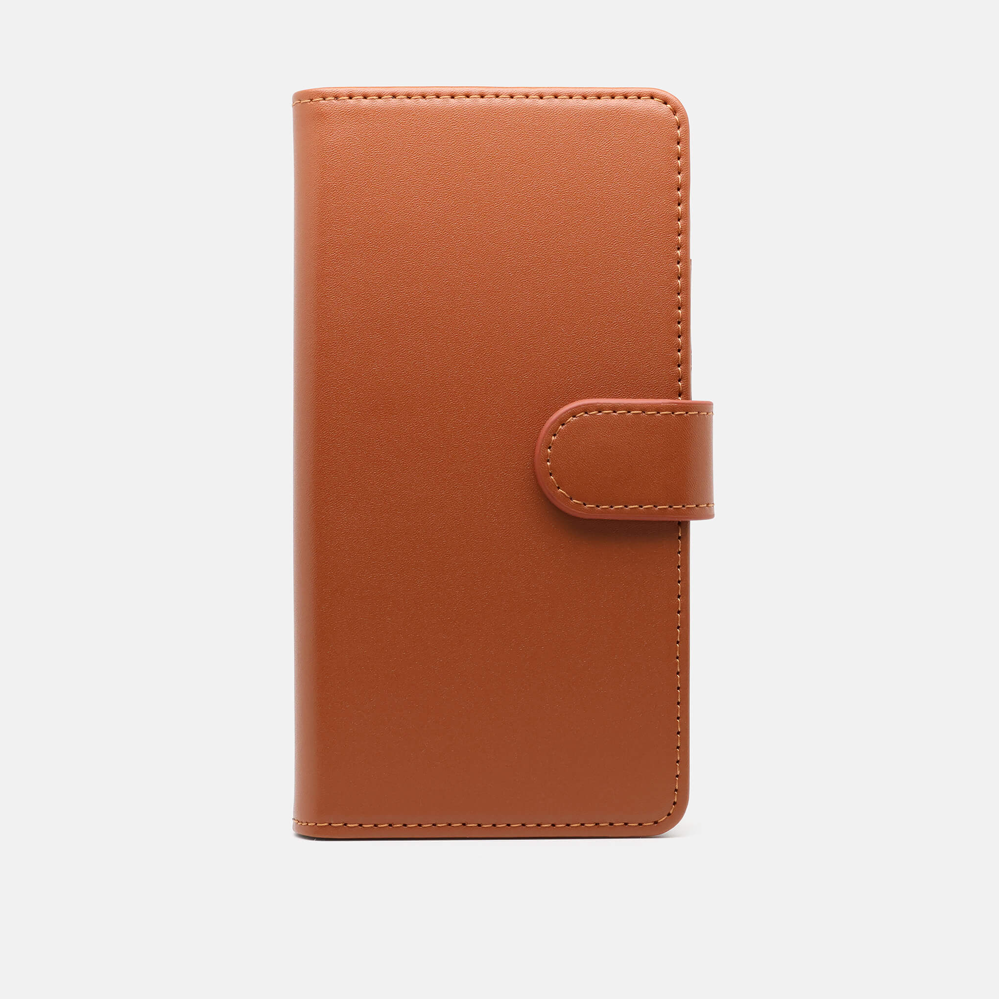 DENNIS Leather Wallets for iPhone 16 Pro in BROWN