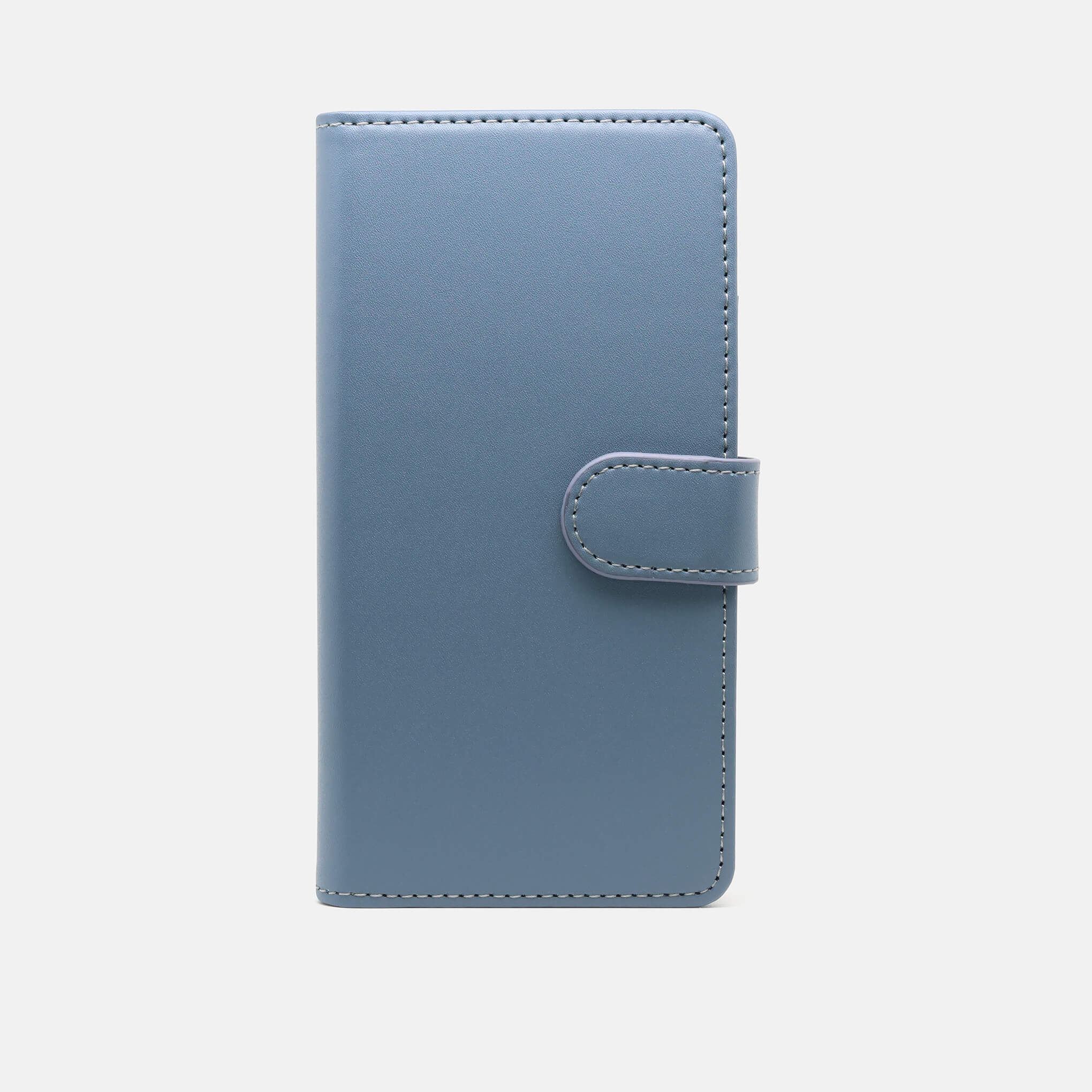 DENNIS Leather Wallets for iPhone 16 PLUS in BLUE