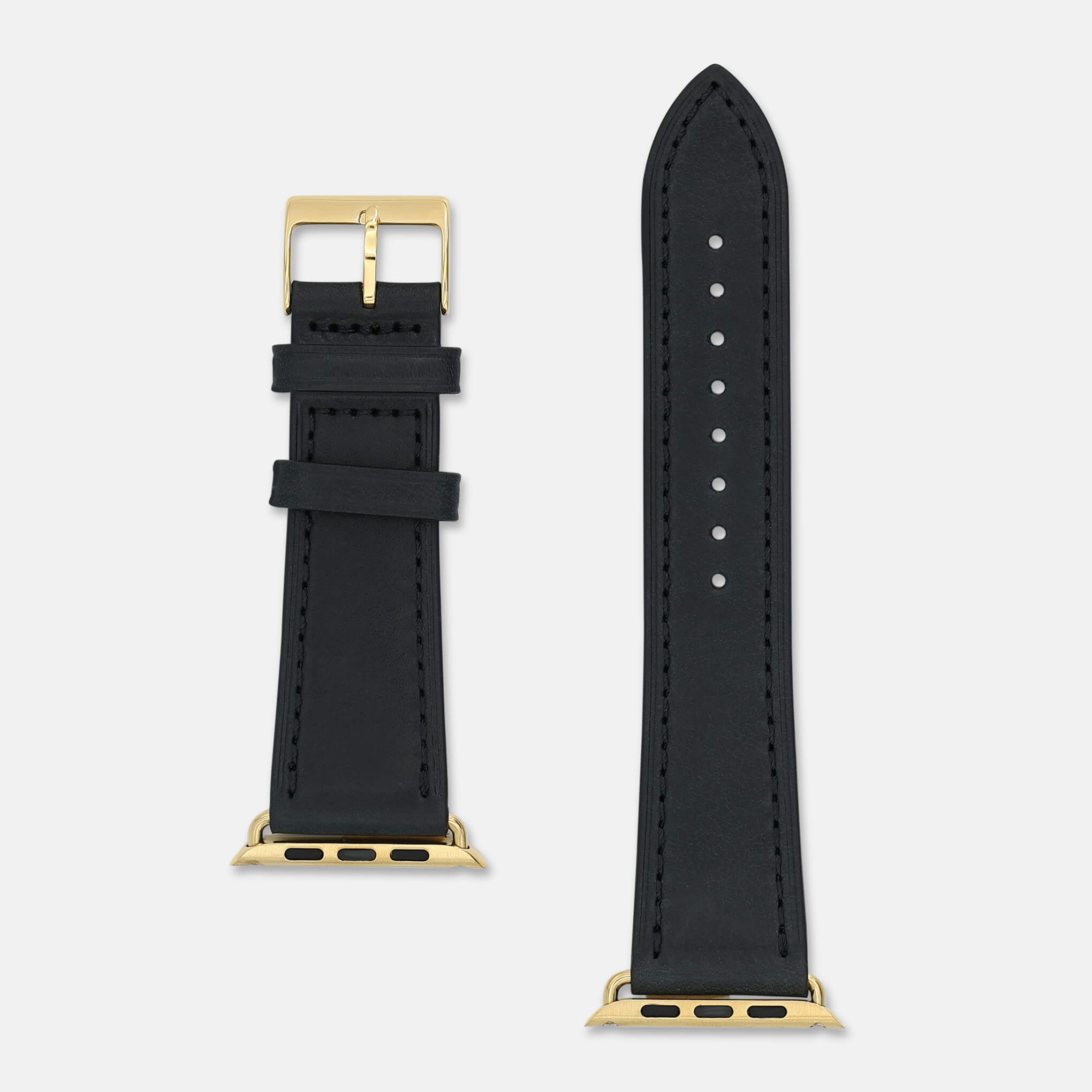 Elegance Black-Gold Straps for Apple Watch