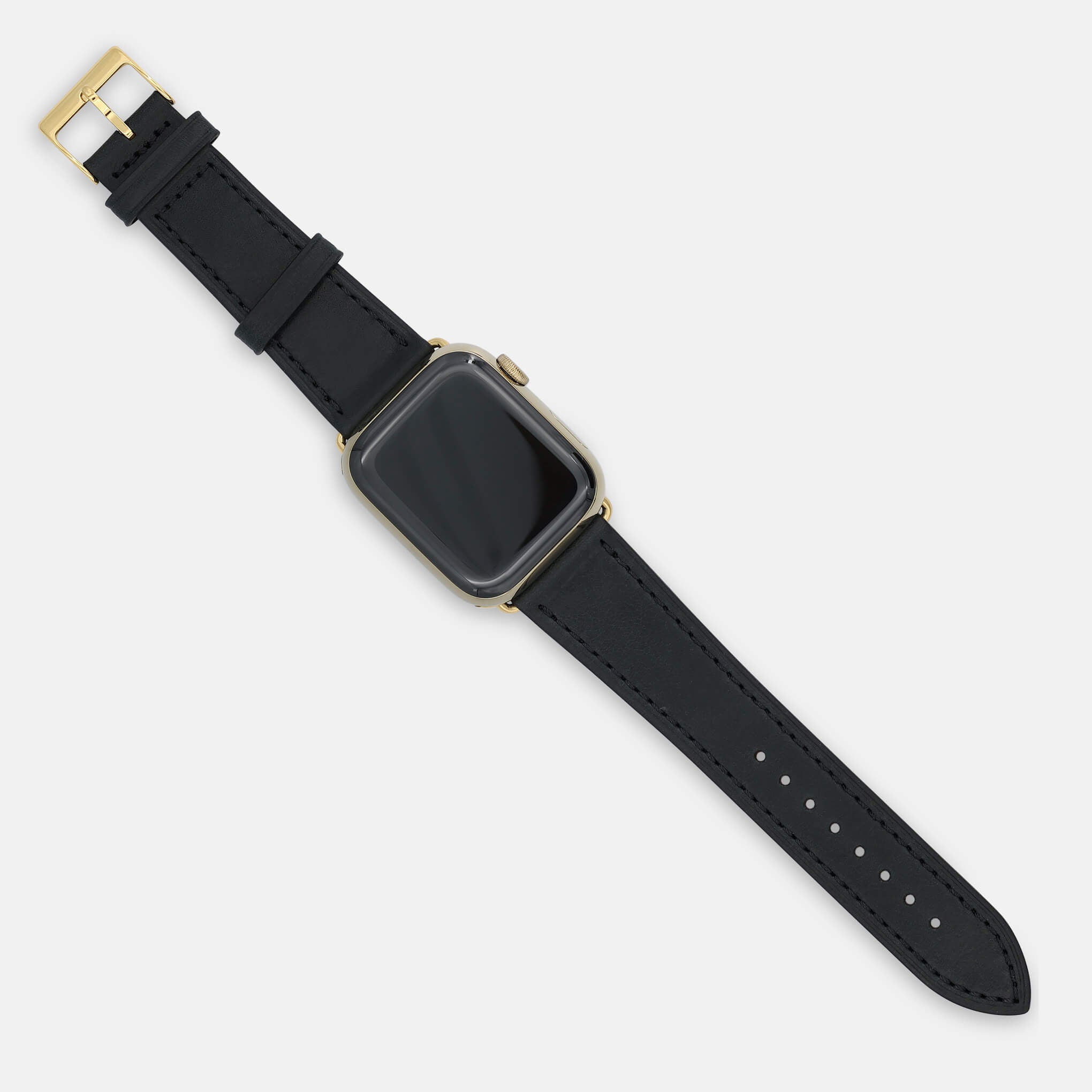 Elegance Black-Gold Straps for Apple Watch