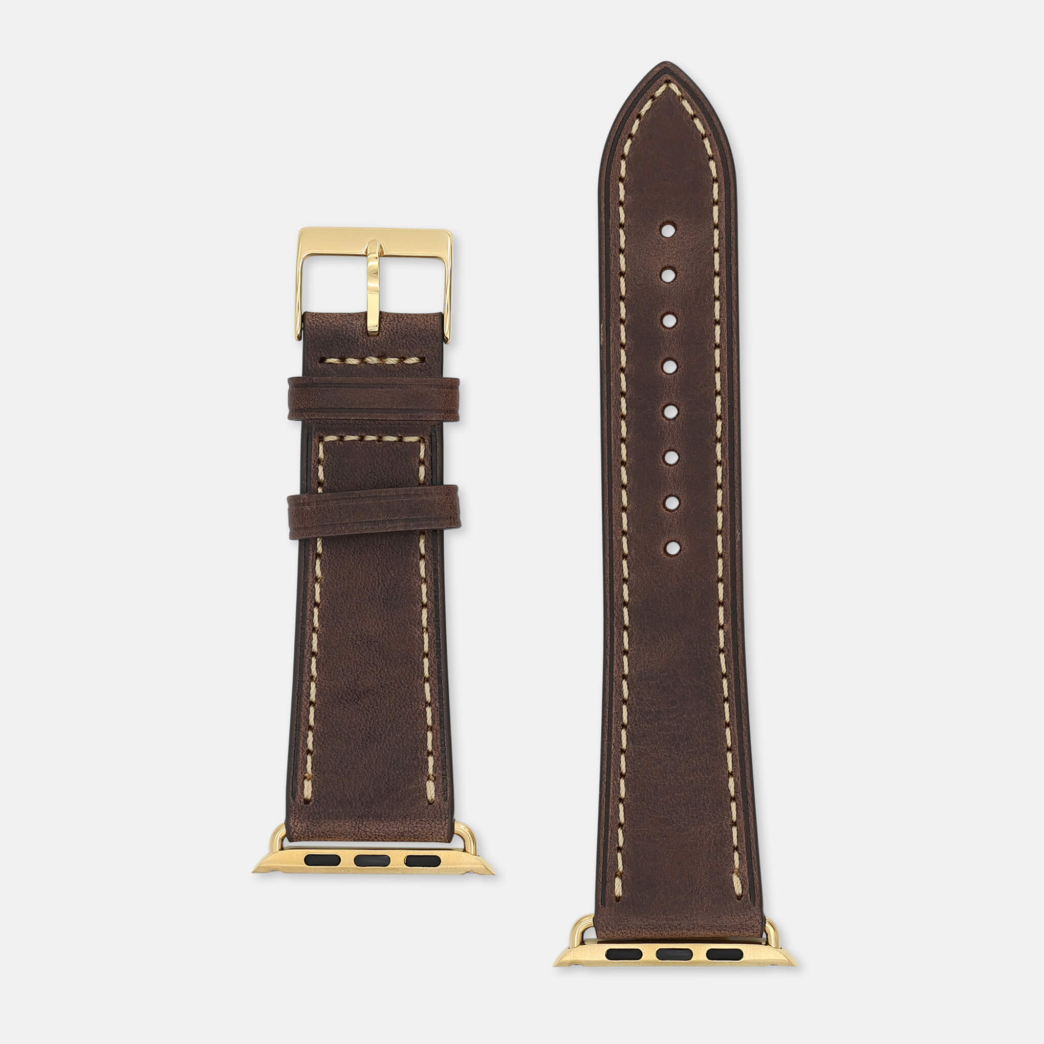 Elegance Brown-Gold Straps for Apple Watch