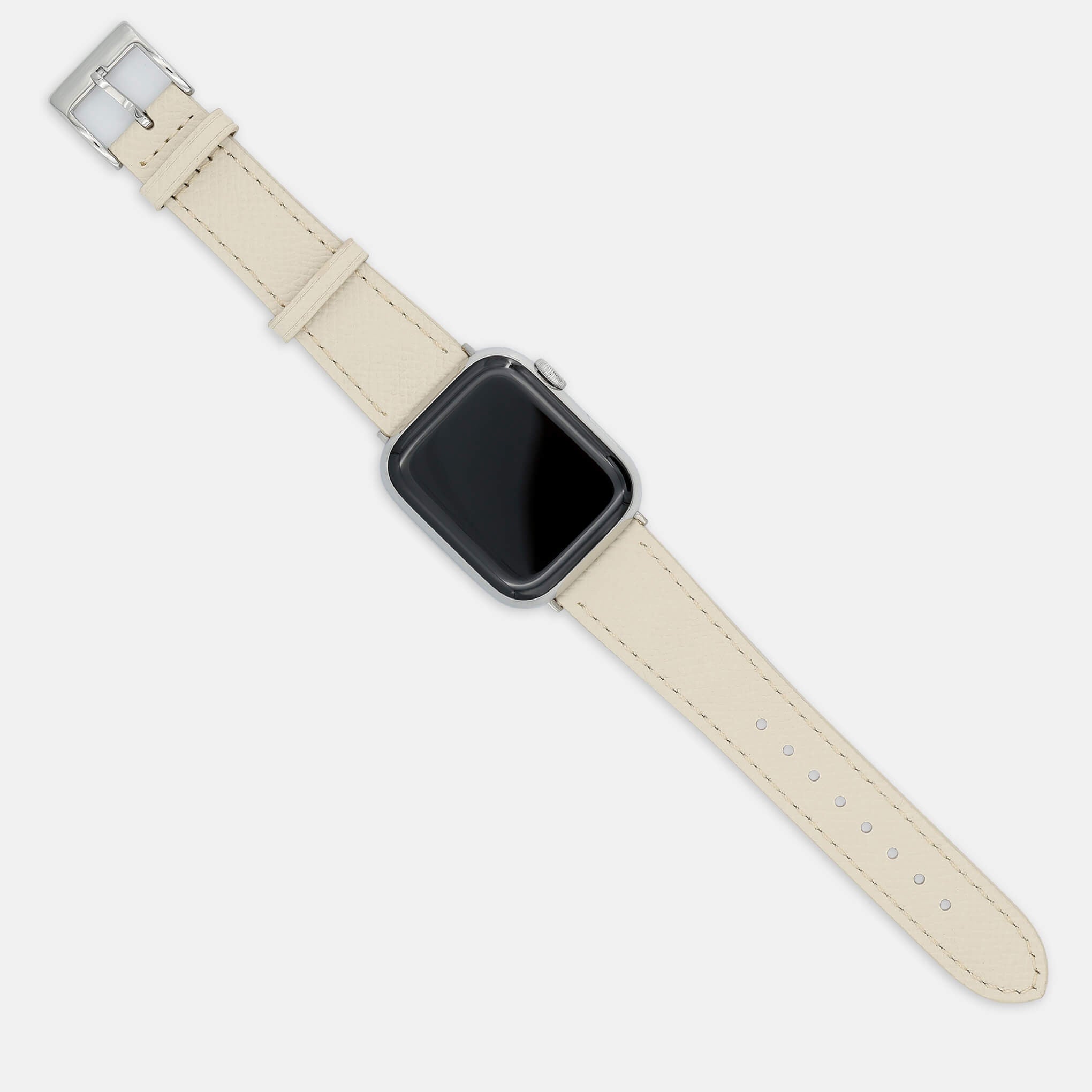 Club White-Silver Straps for Apple Watch