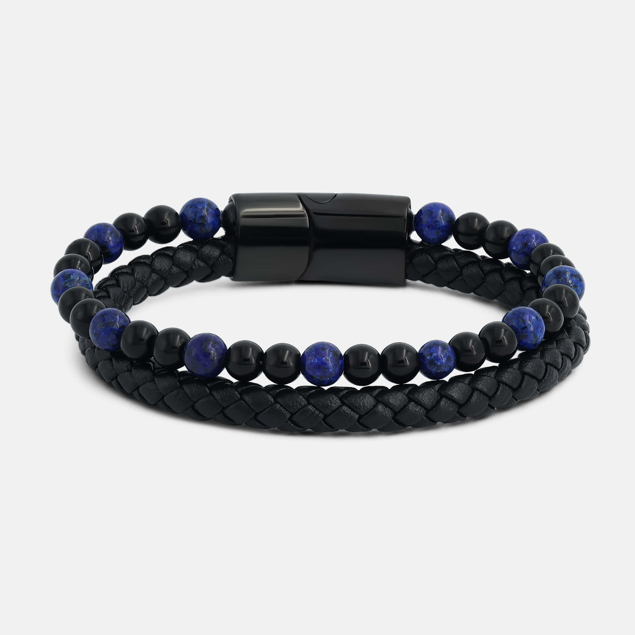 Blue Dot Duo Men's Bracelet