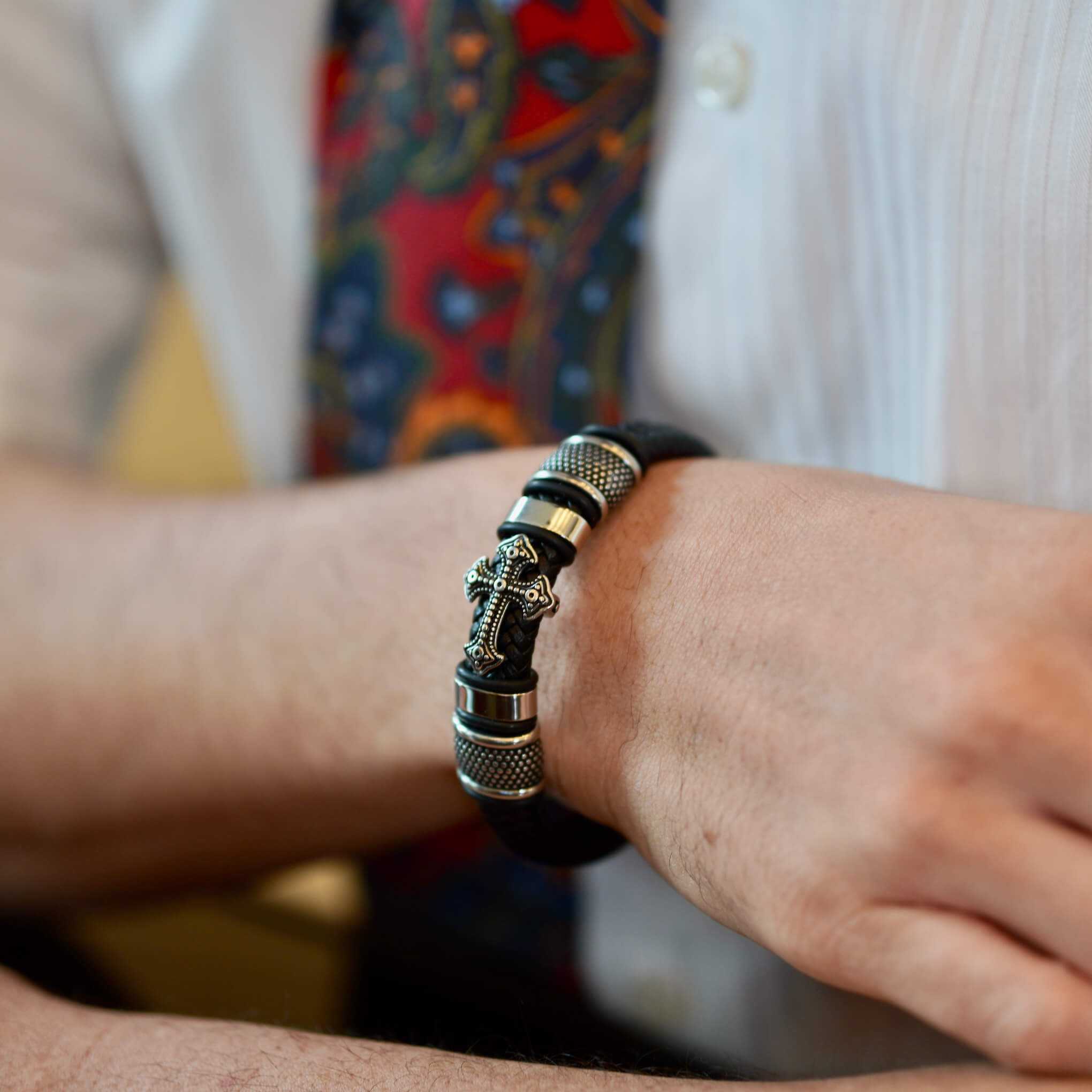 Greek Chapel Men's Bracelet