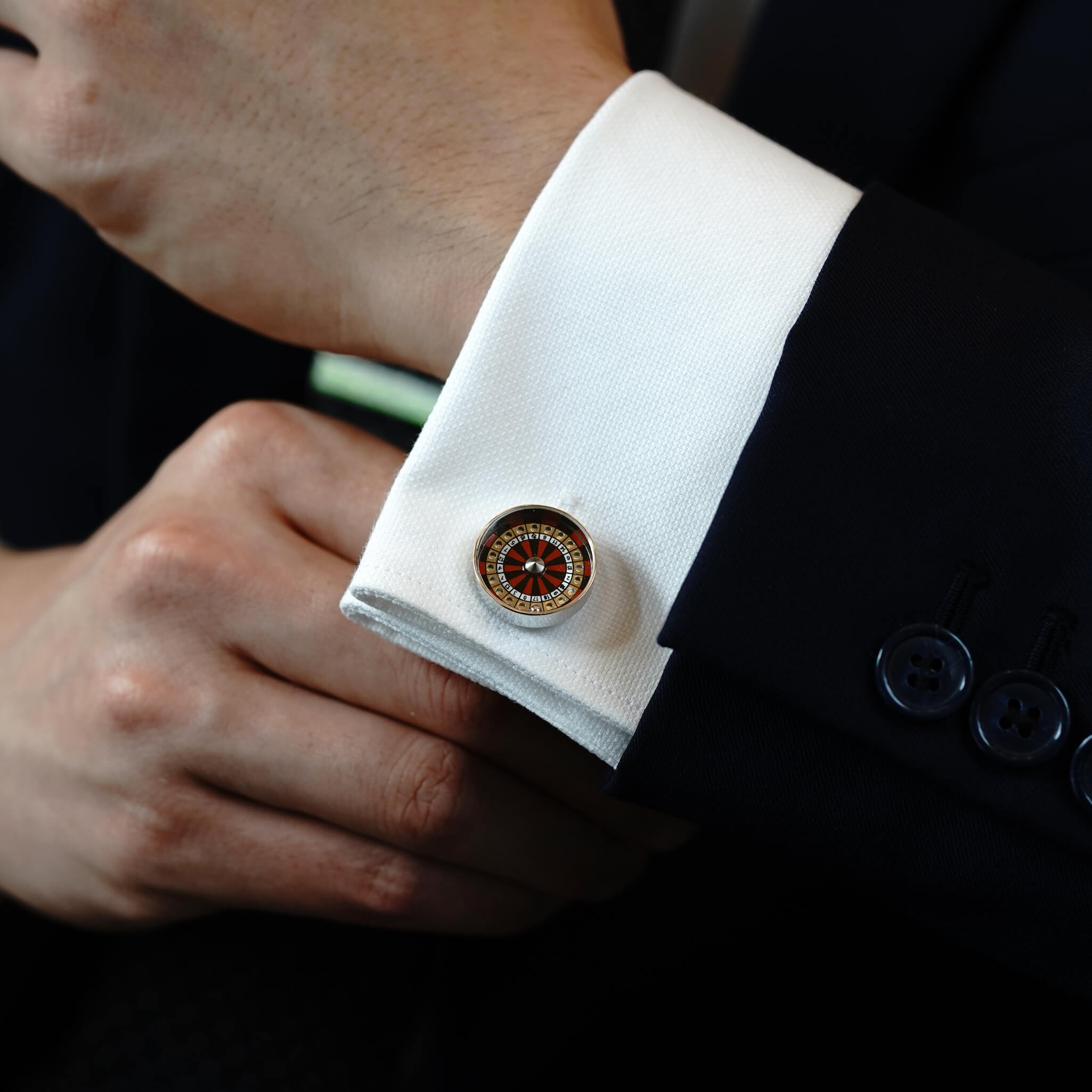 Round Casino Cufflinks