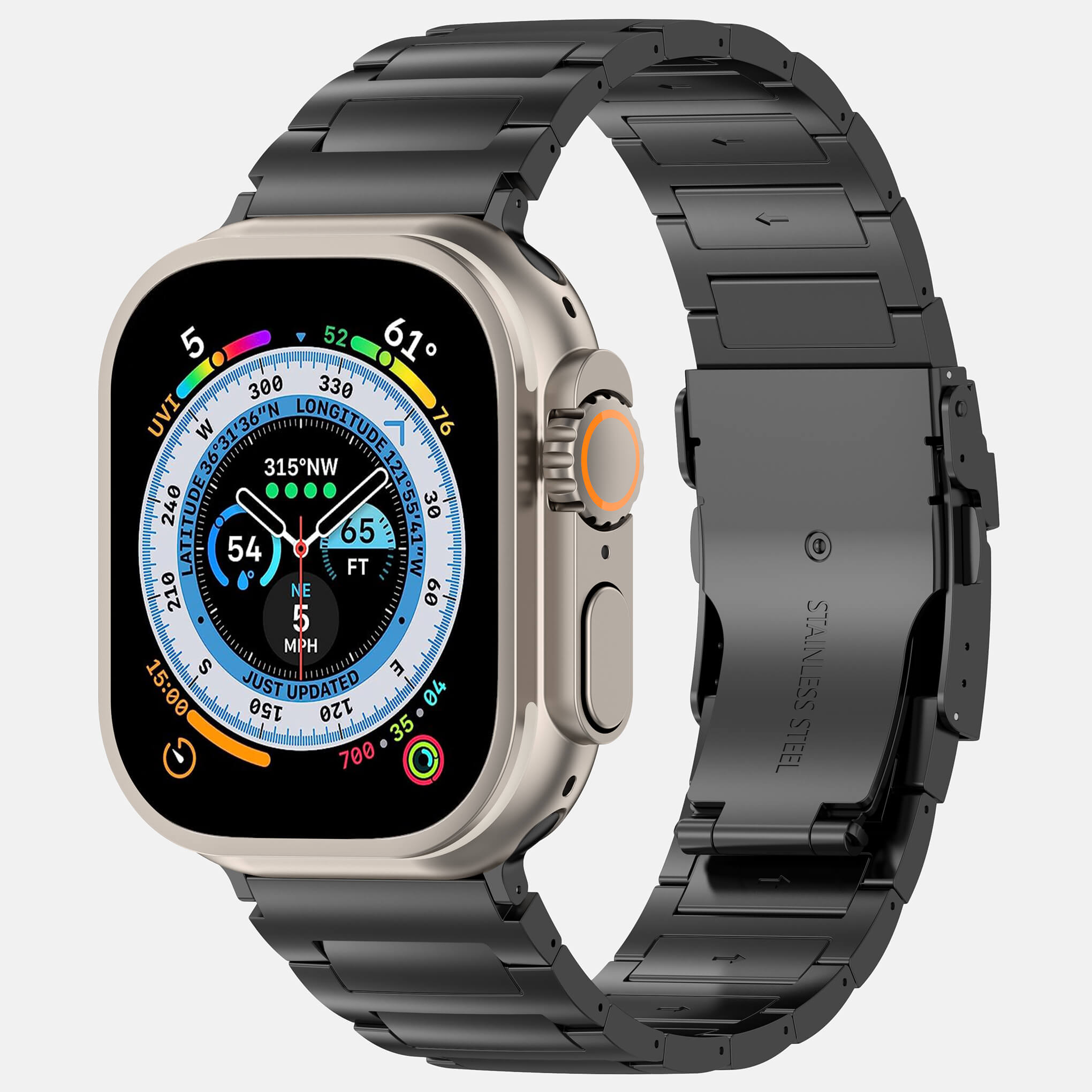 Metal Straps for Apple Watch - Midnight Black