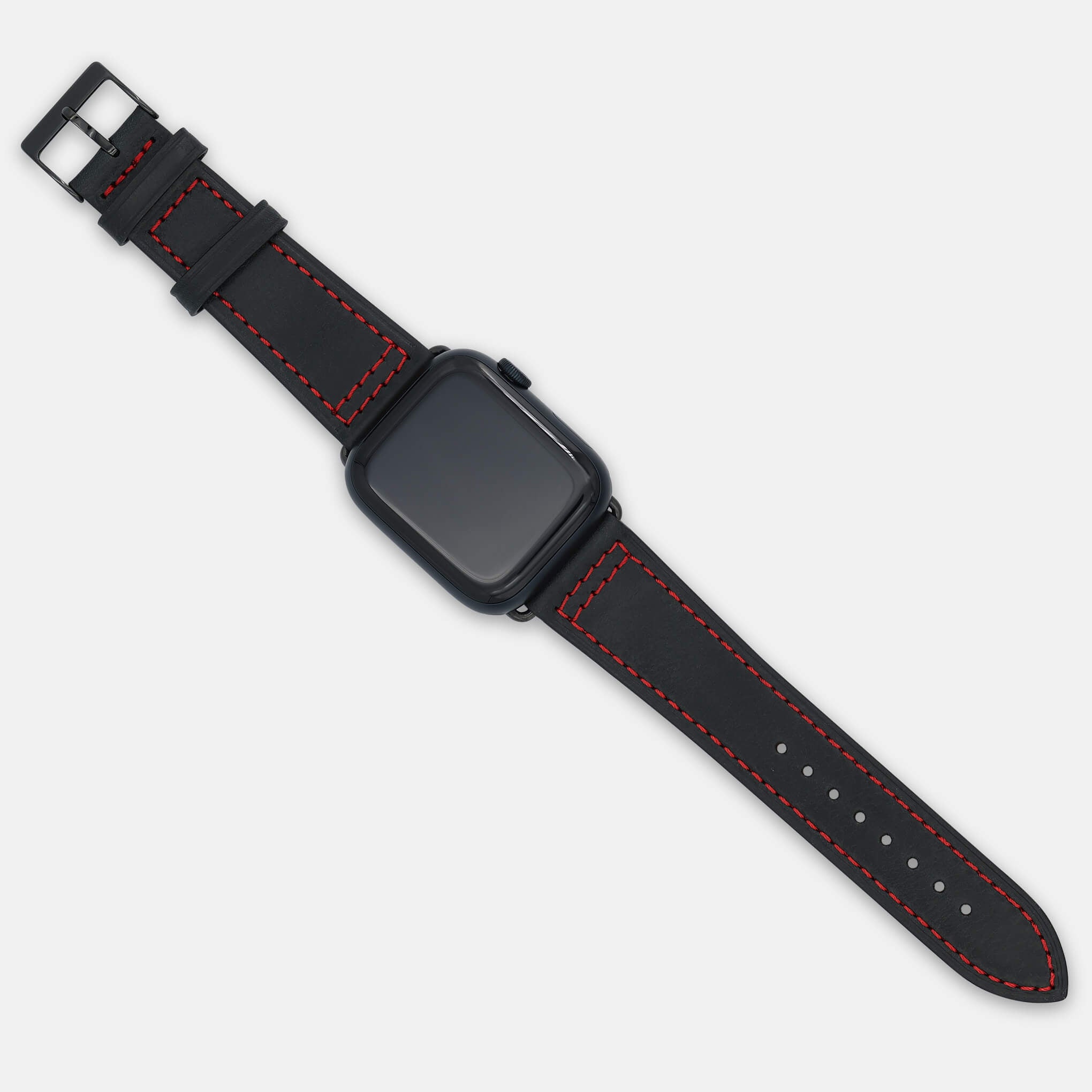 F1 Sports Straps for Apple Watch (Black/Red)