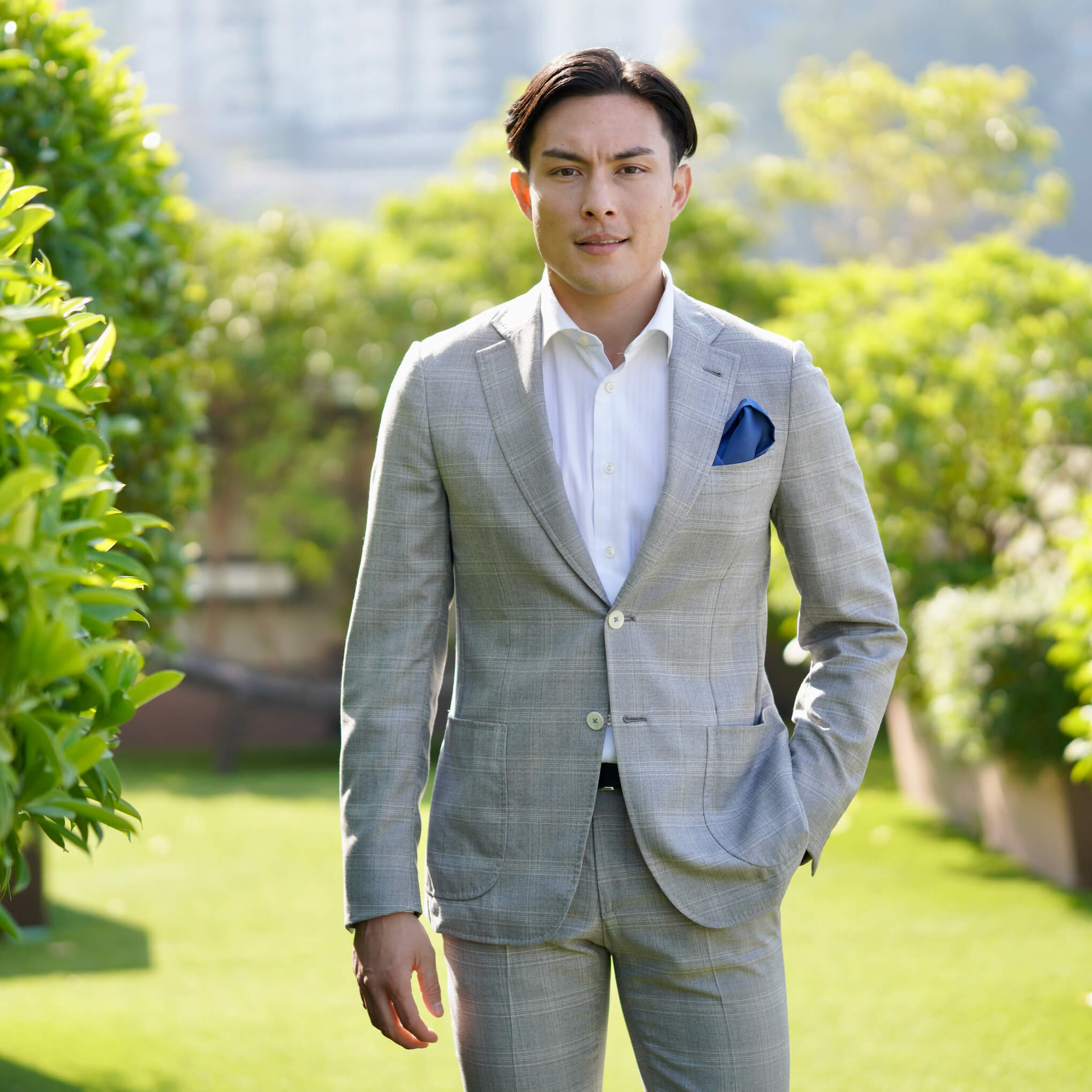 CALISTA-MIDNIGHT Pocket Square