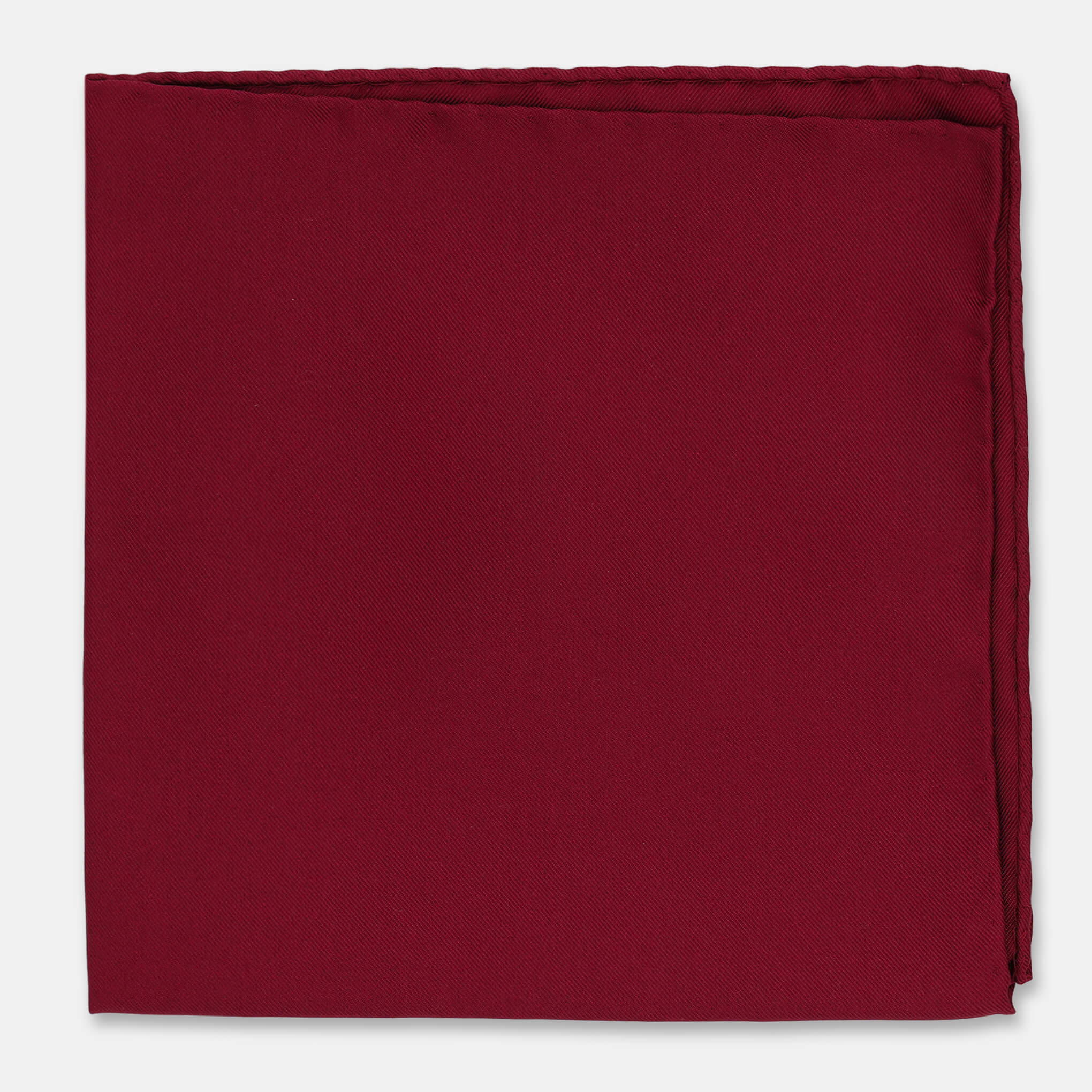 CALISTA-BURGUNDY Pocket Square