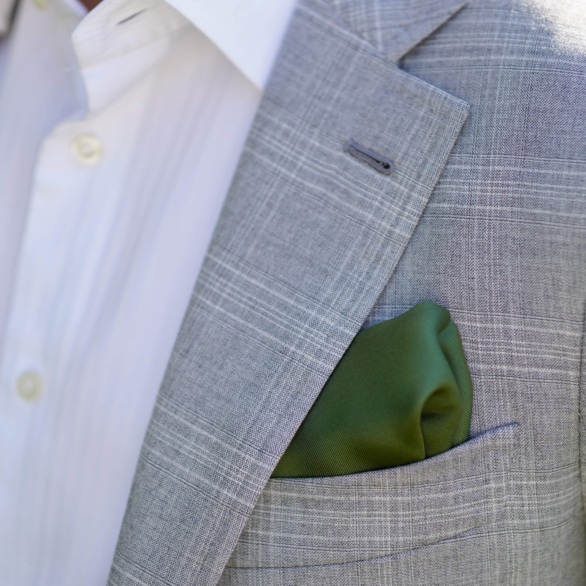 CALISTA-GREEN Pocket Square
