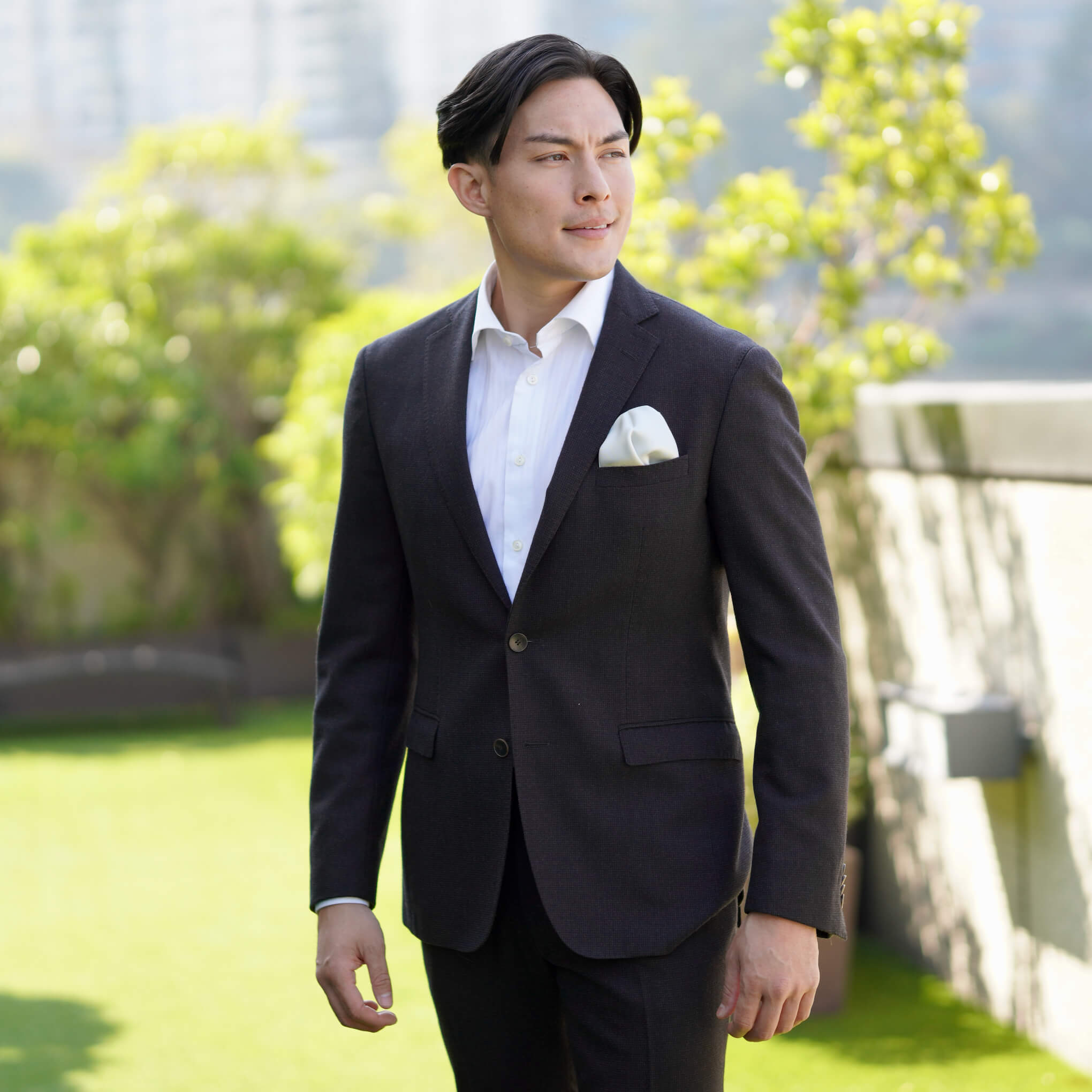 CALISTA-CLEAR Pocket Square