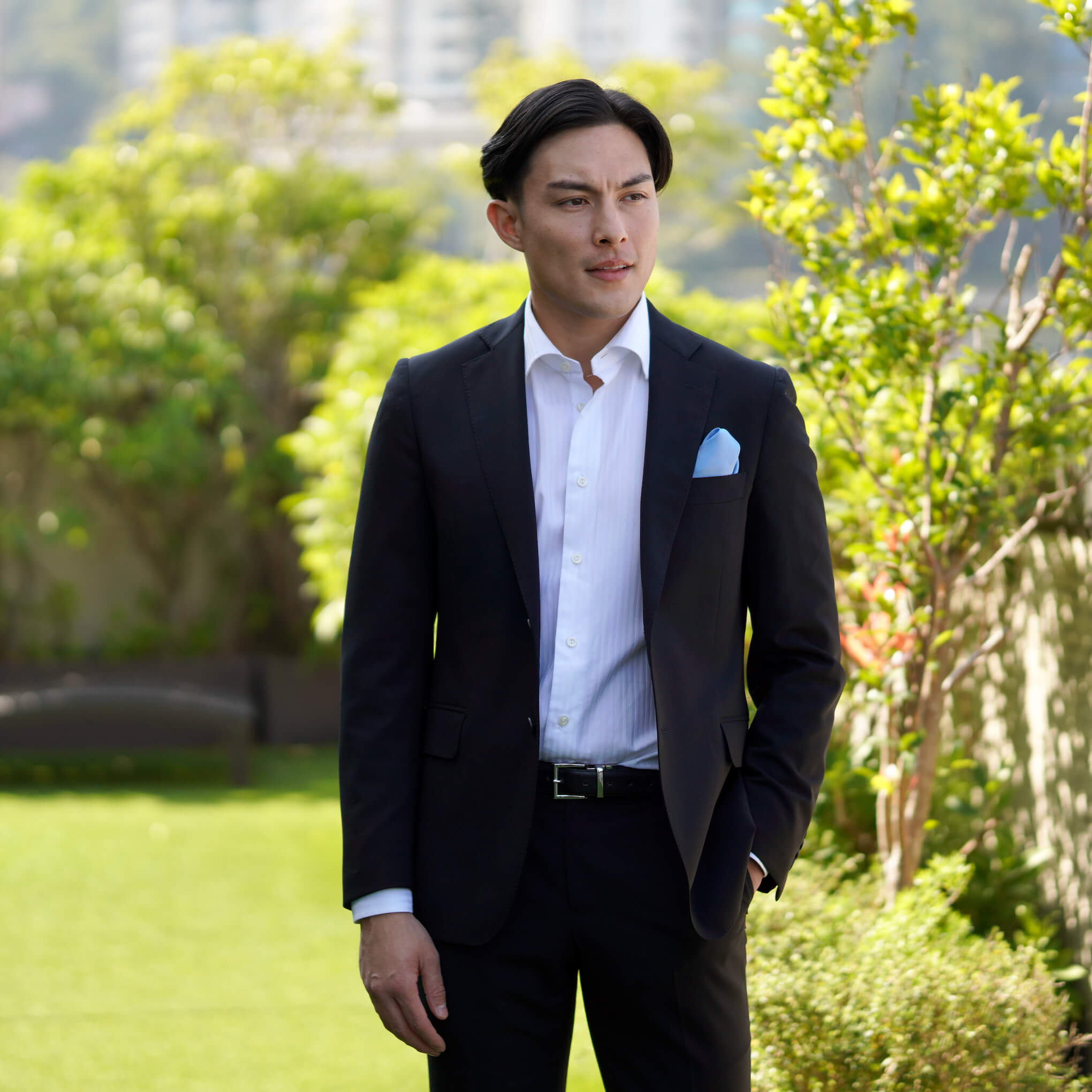 CALISTA-BLUE Pocket Square