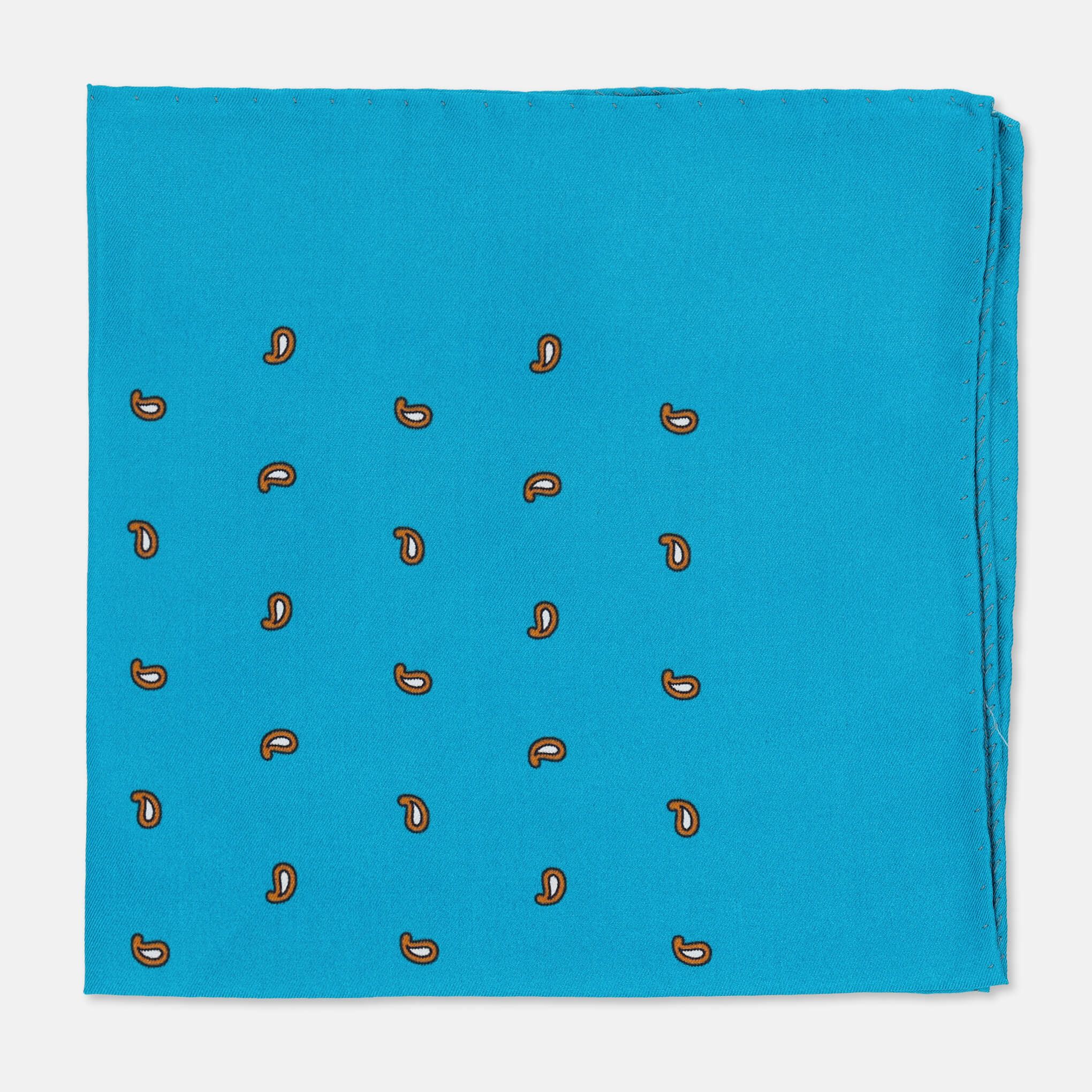 LIBERTY-TURQUOISE Pocket Square