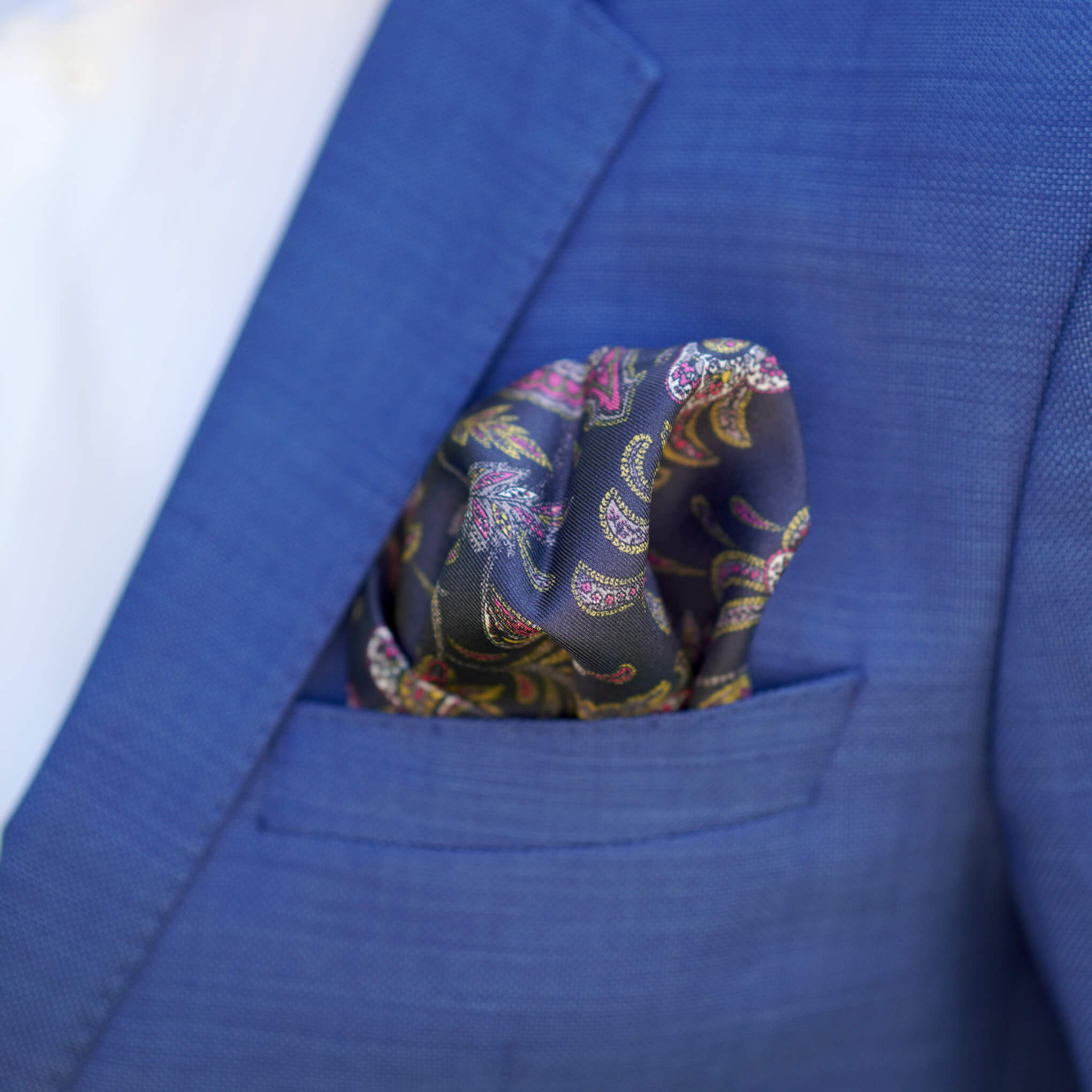 MONKE-BLACK Pocket Square