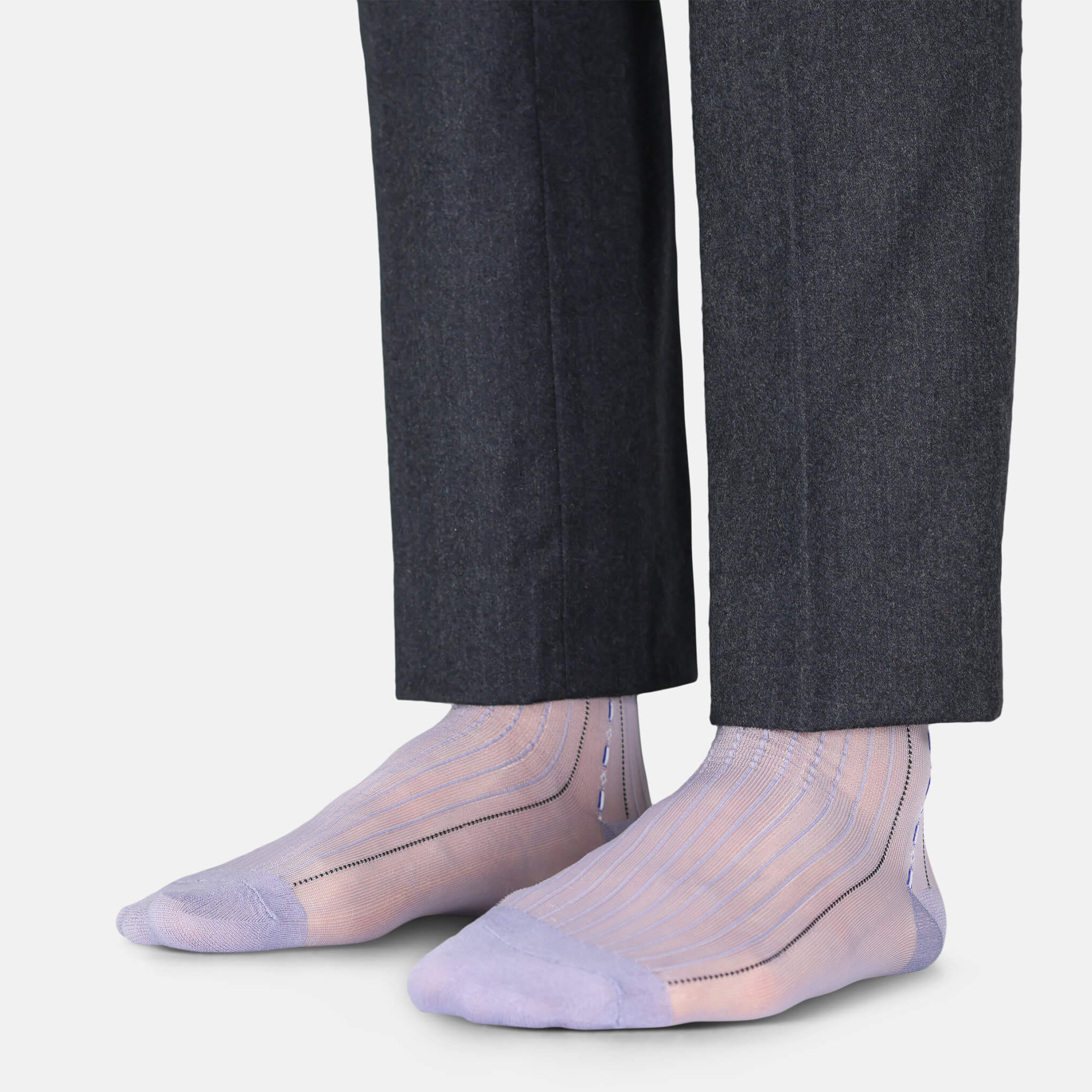 SheerGents Ultra Thin Dress Socks (Lilac)