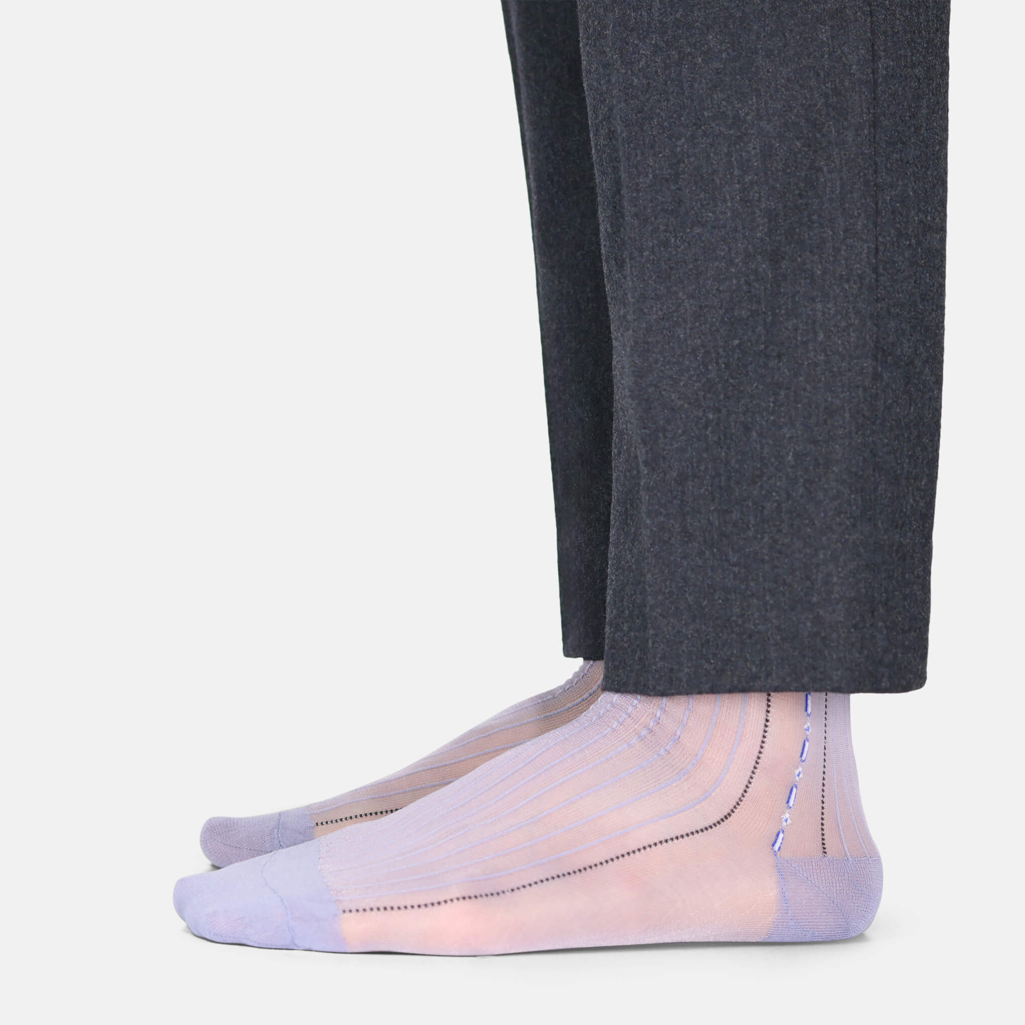 SheerGents Ultra Thin Dress Socks (Lilac)