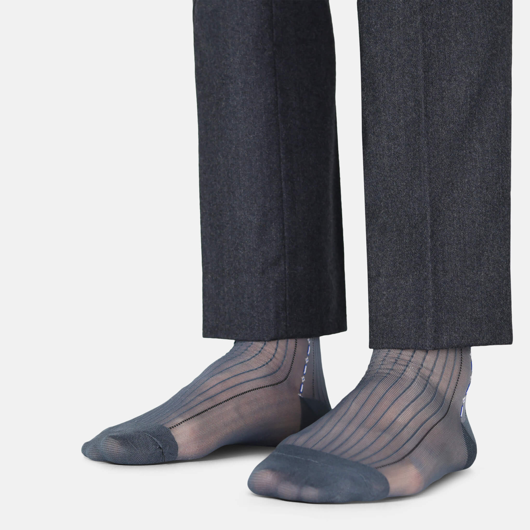 SheerGents Ultra Thin Dress Socks (Light Blue)