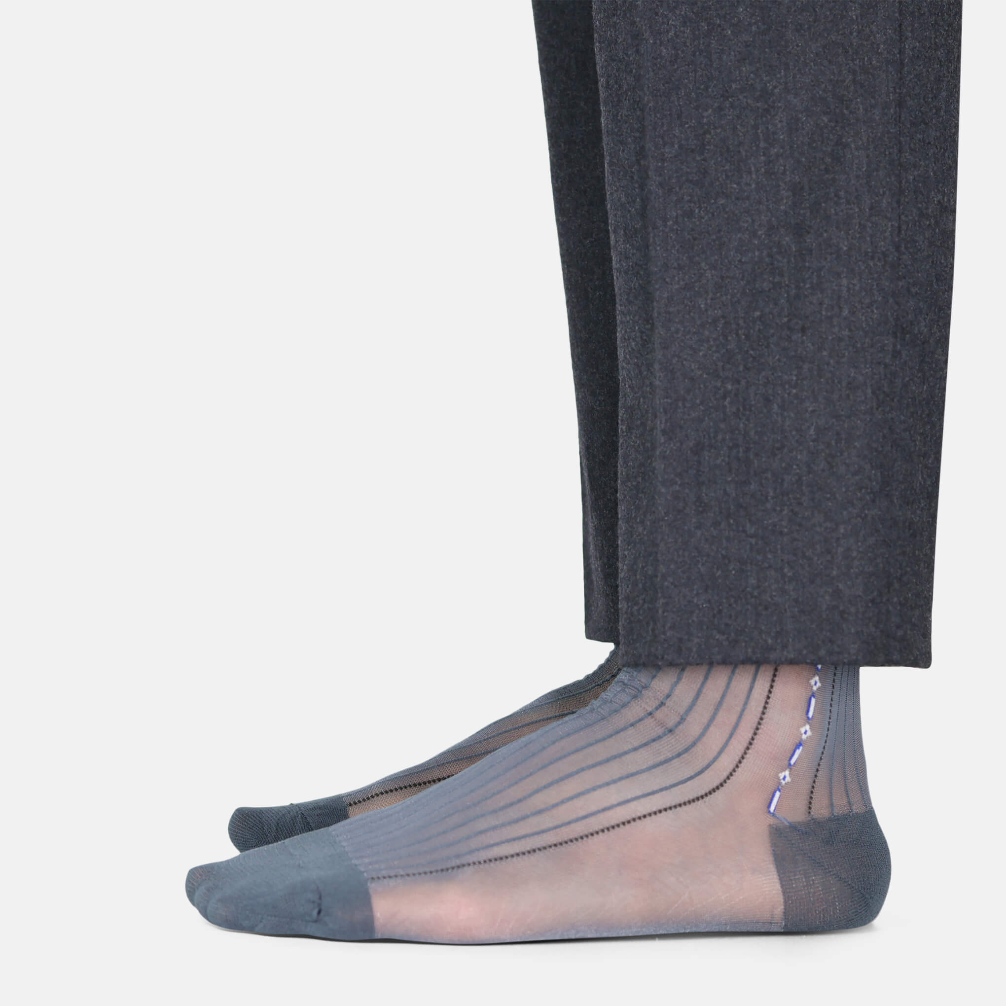 SheerGents Ultra Thin Dress Socks (Light Blue)