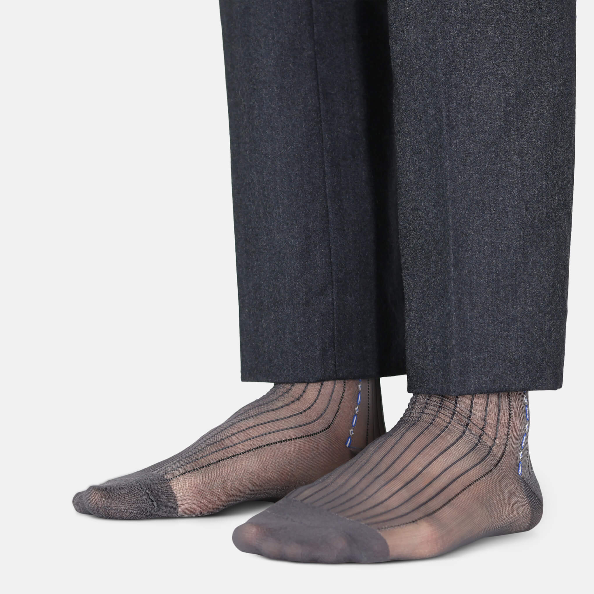 SheerGents Ultra Thin Dress Socks (Grey)