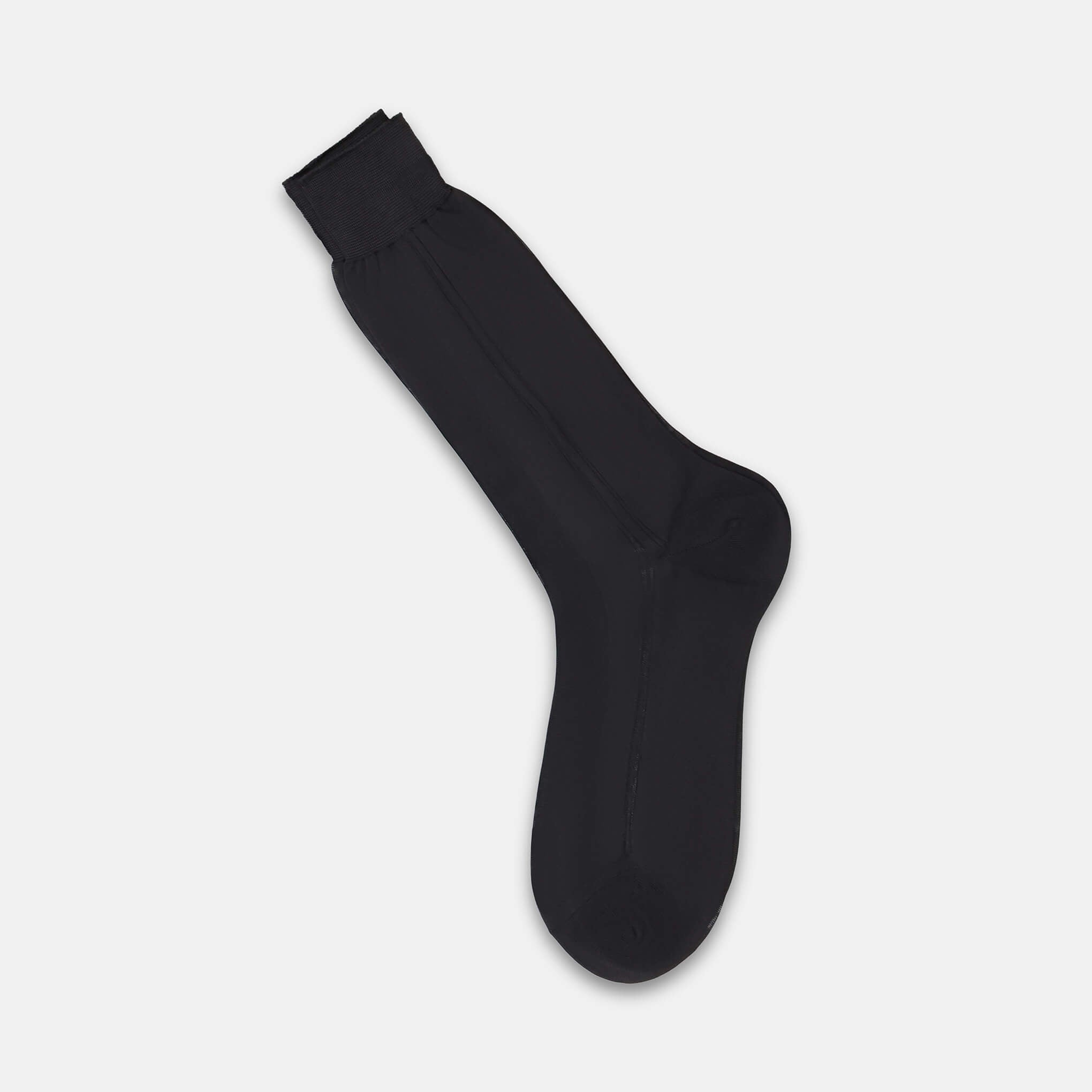 SilkThrough Ultra Thin Socks in Black