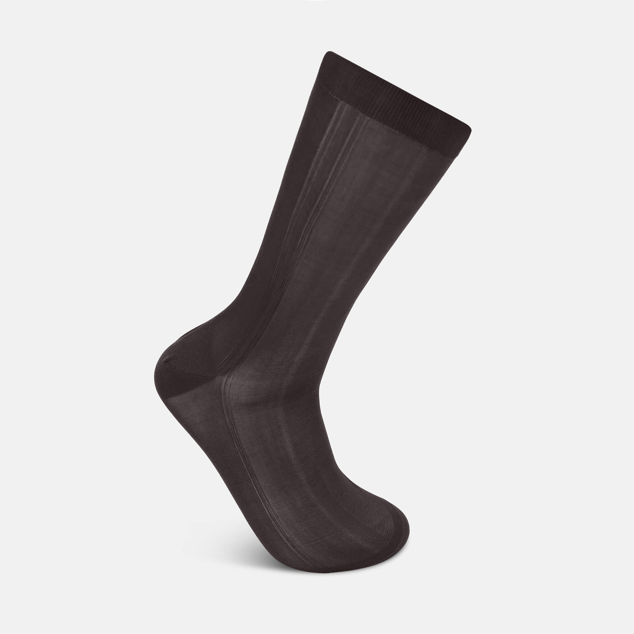 SilkThrough Ultra Thin Socks in Grey