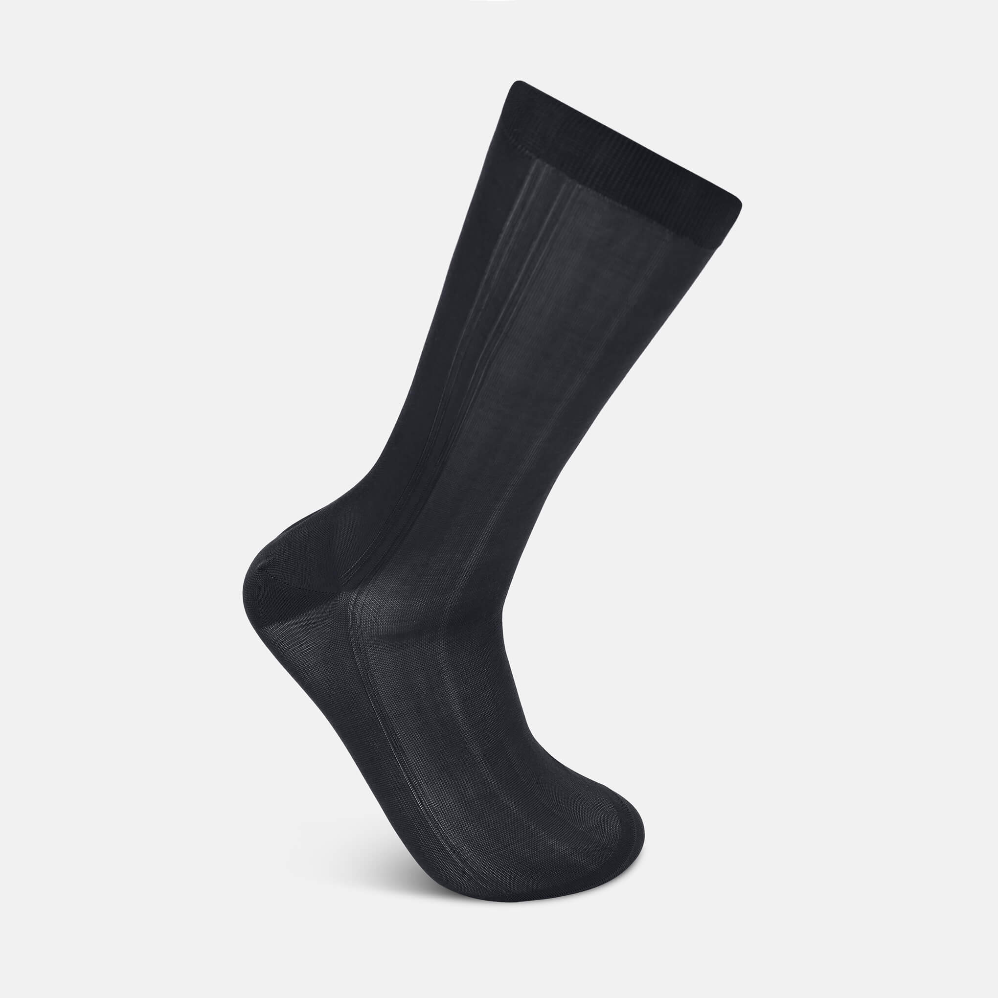 SilkThrough Ultra Thin Socks in Blue