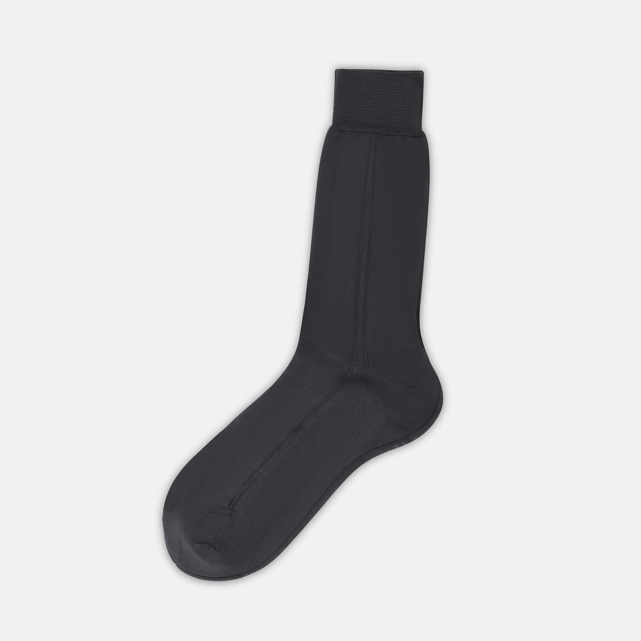 SilkThrough Ultra Thin Socks in Antracite