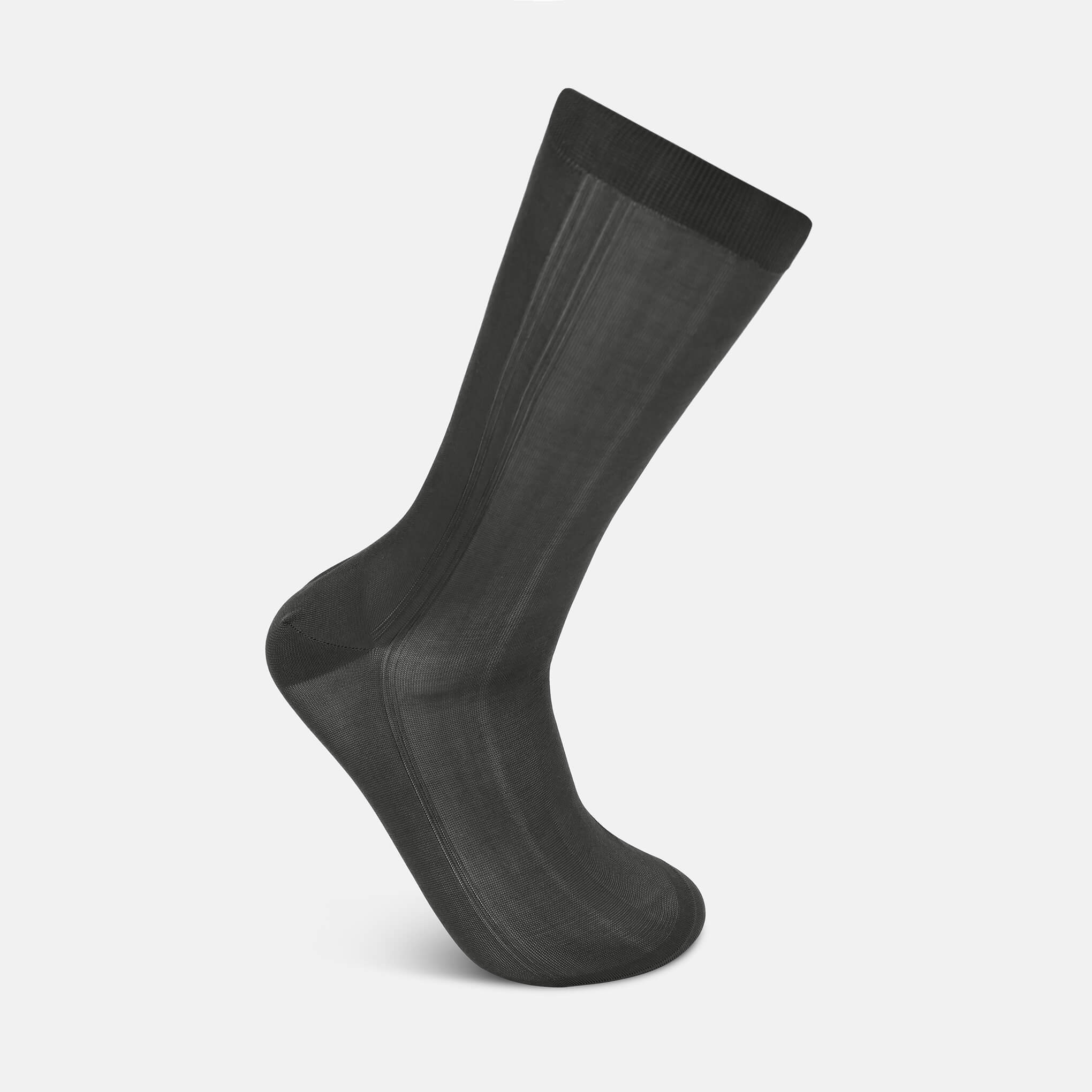 SilkThrough Ultra Thin Socks in Antracite
