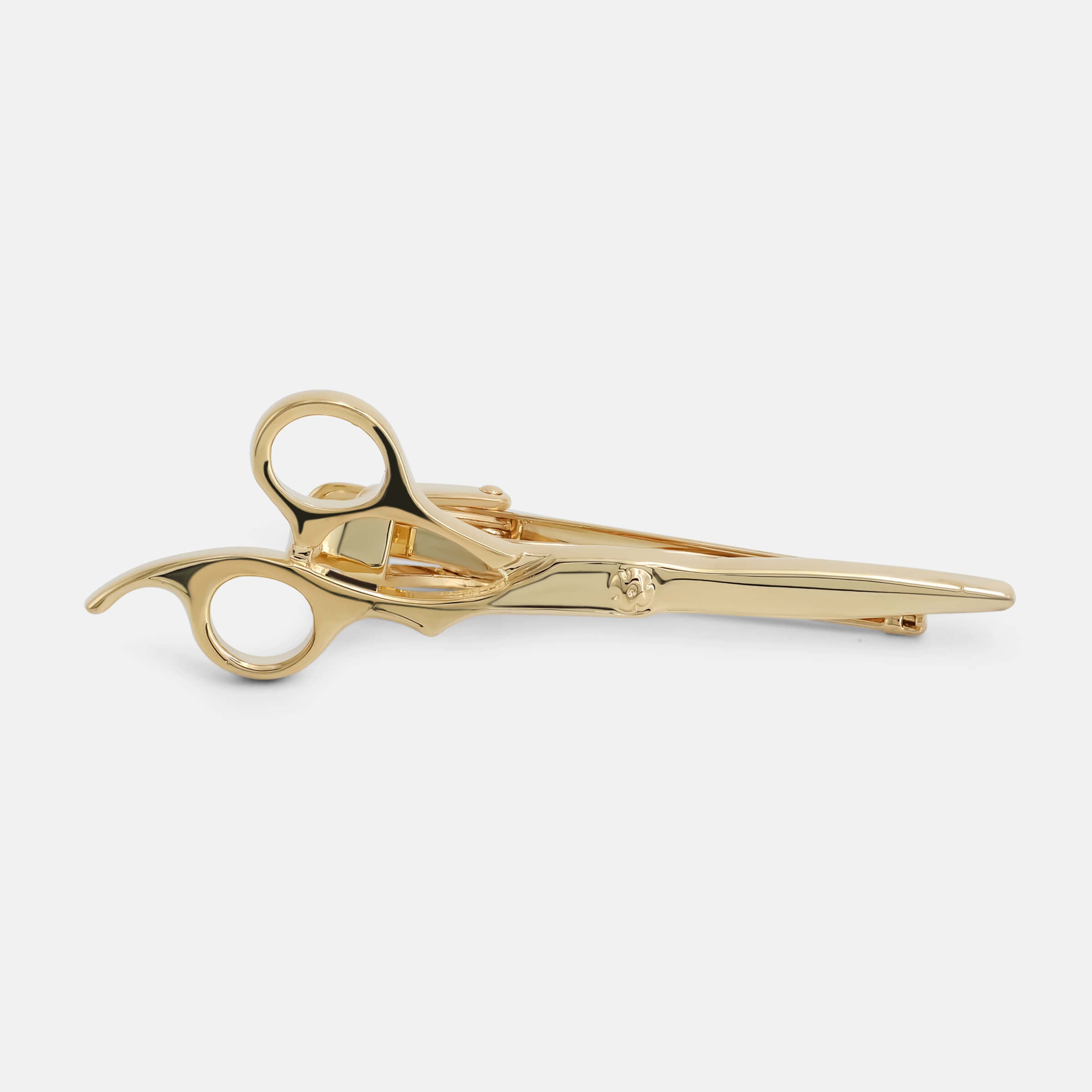 Gold Scissors Tie Clip