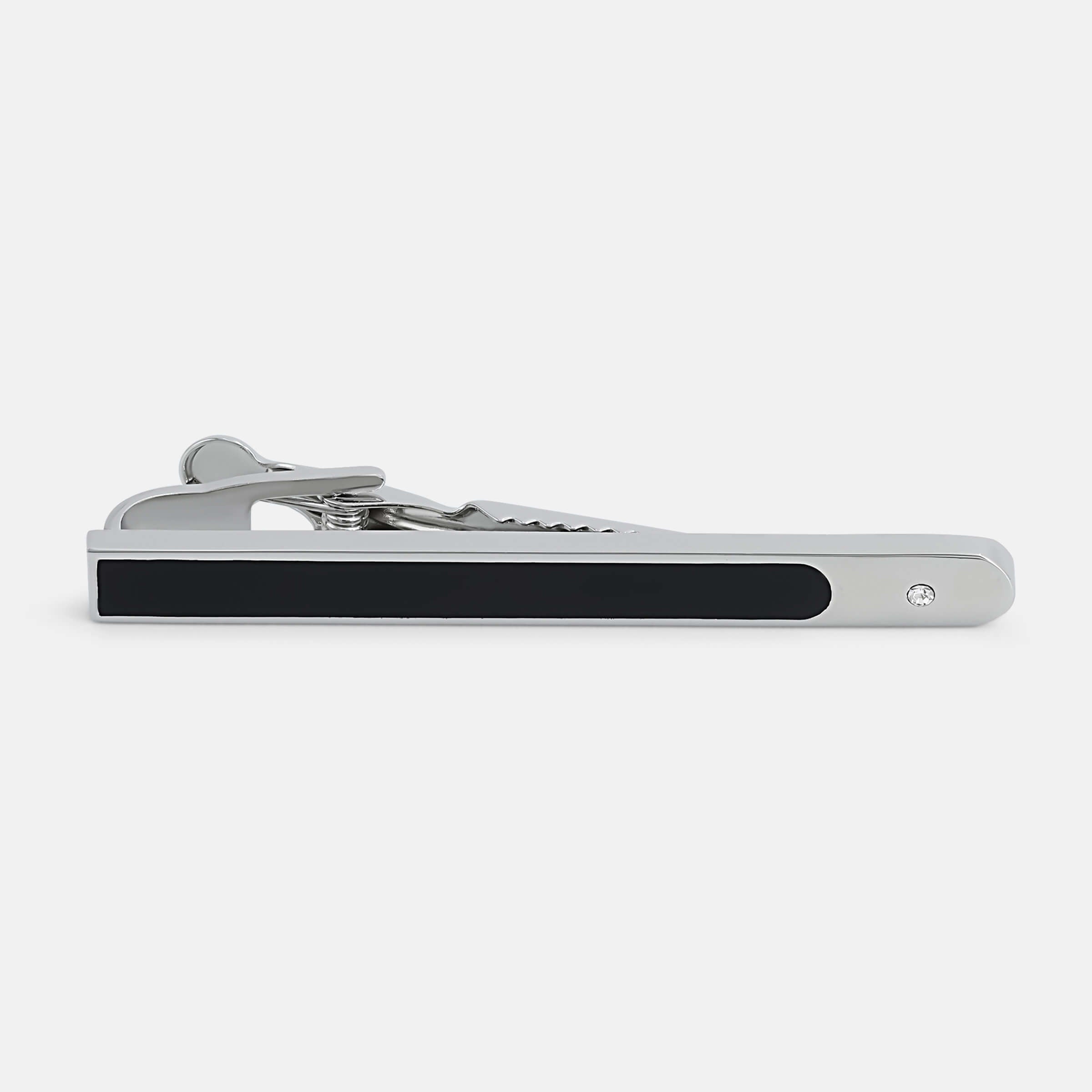 Simply Black Tie Clip